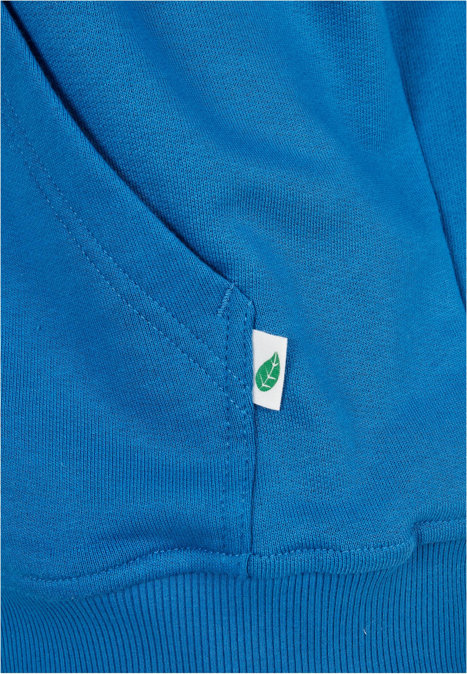 Organic Full Zip Hoodie | sporty blue