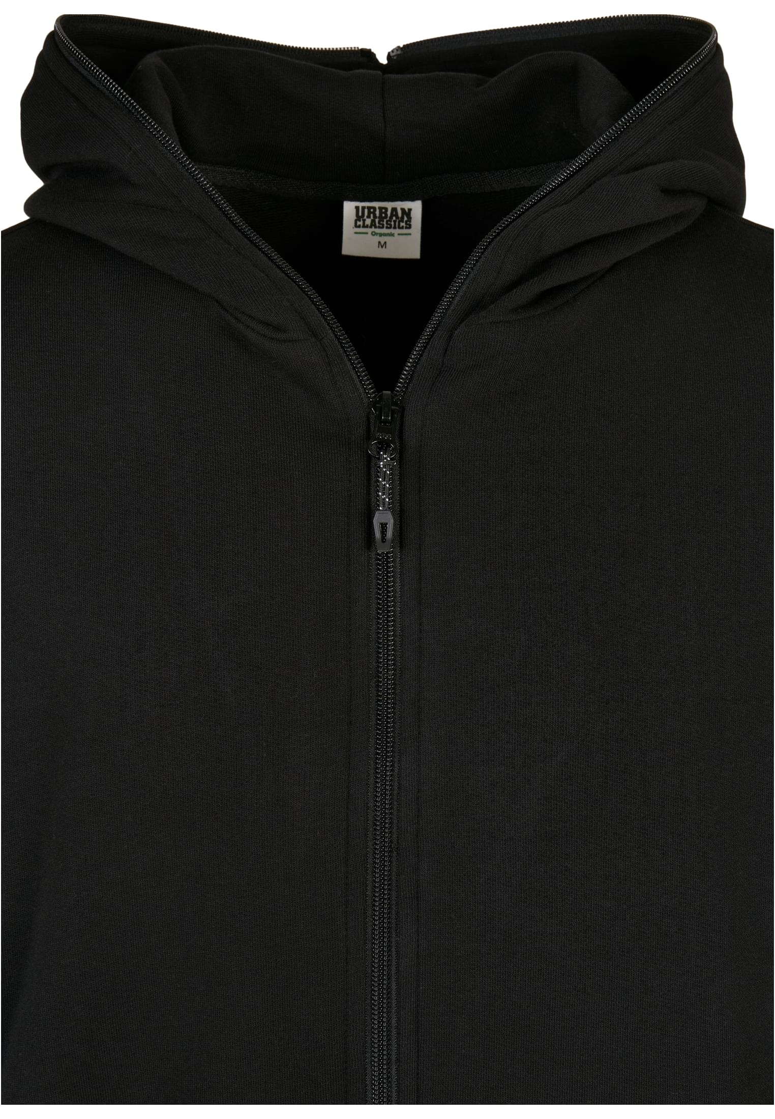 Organic Full Zip Hoodie | black