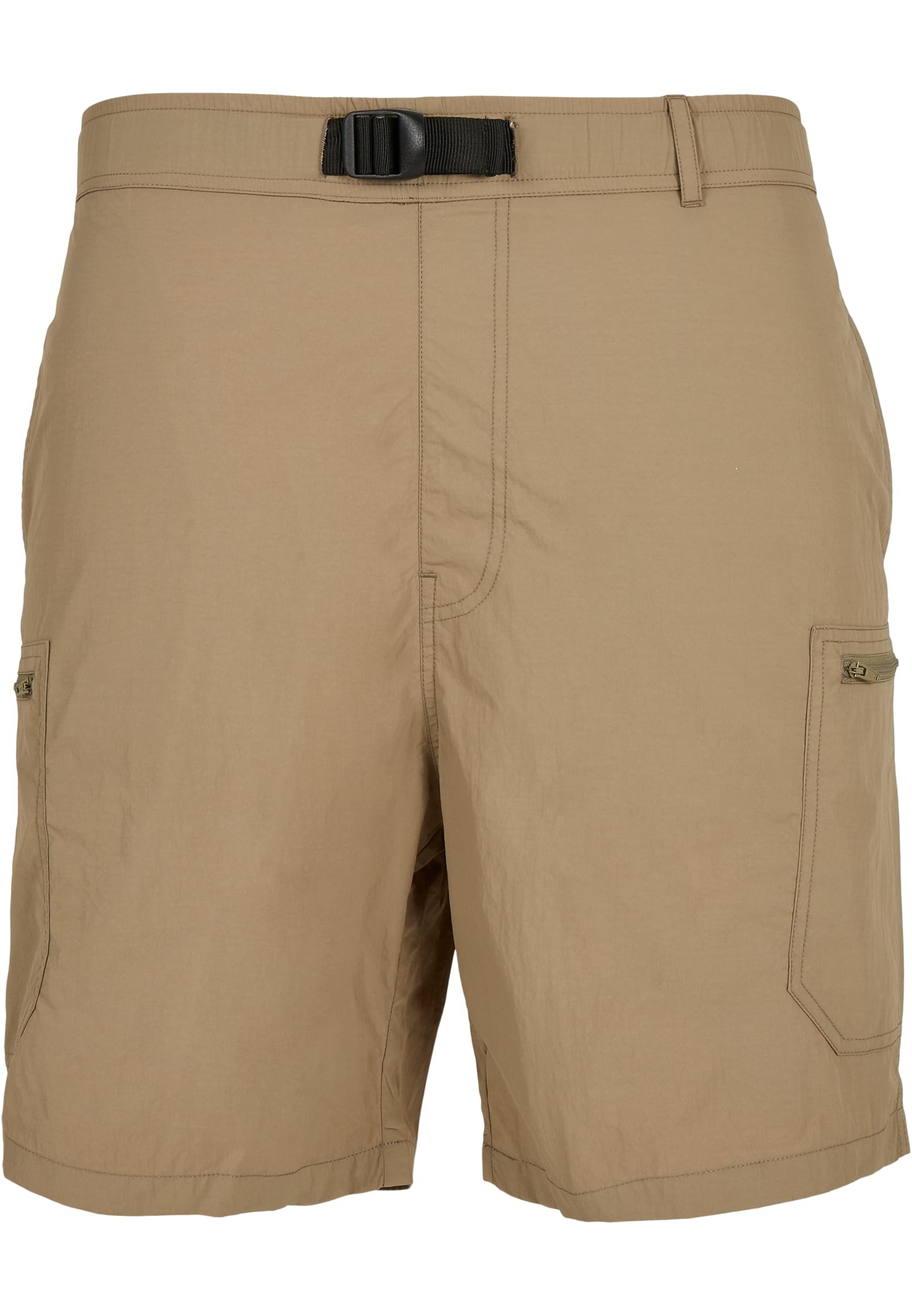 Adjustable Nylon Shorts | khaki