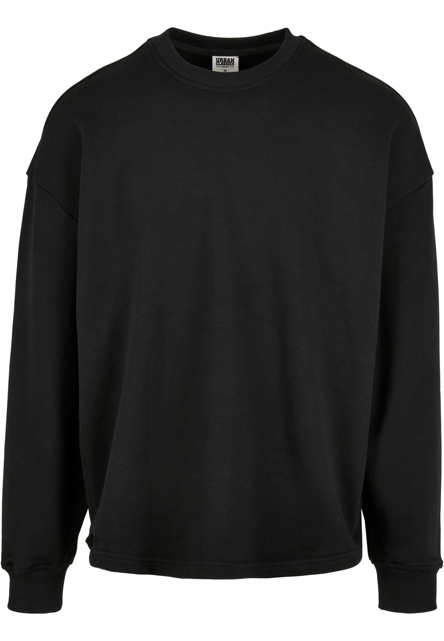 Organic Oversized Boxy Crew | black