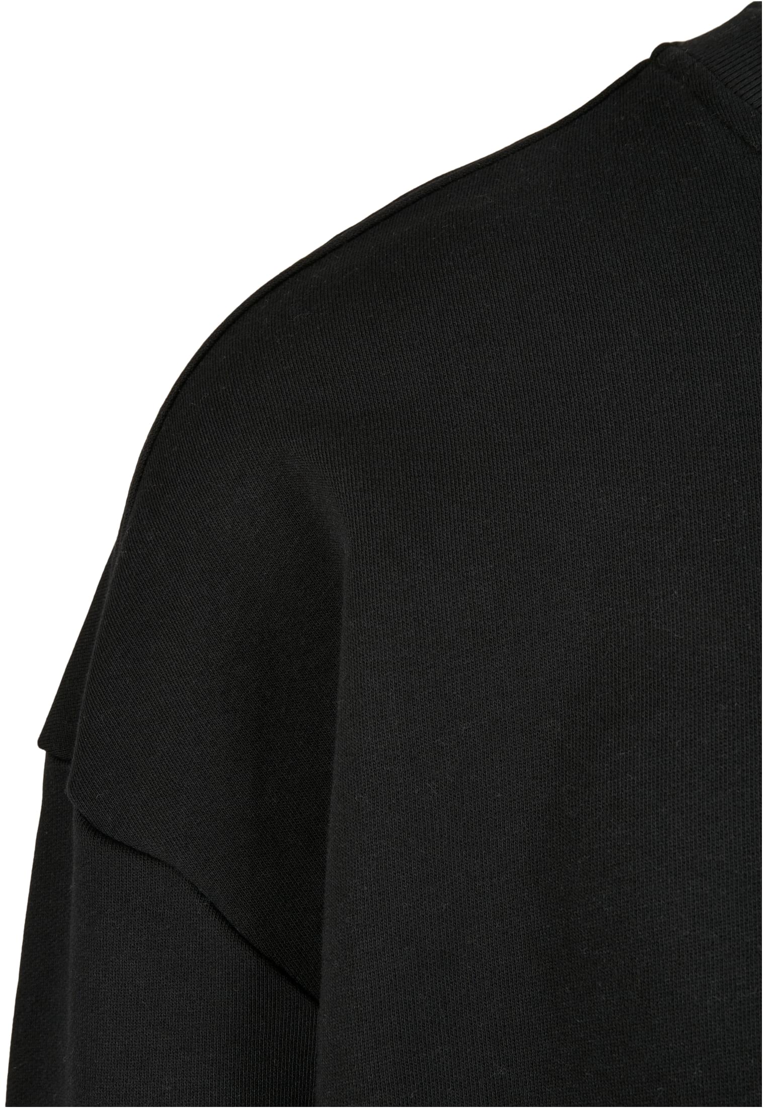 Organic Oversized Boxy Crew | black