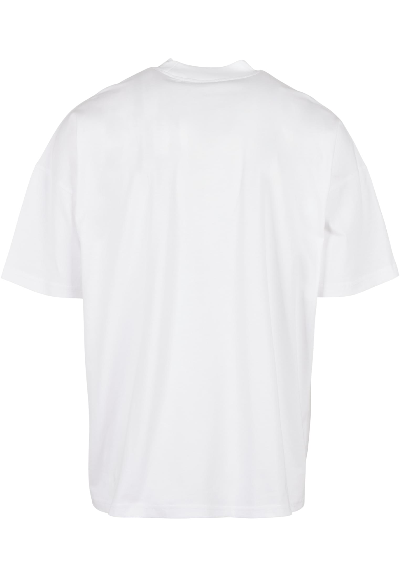 Oversized Mock Neck Tee | white