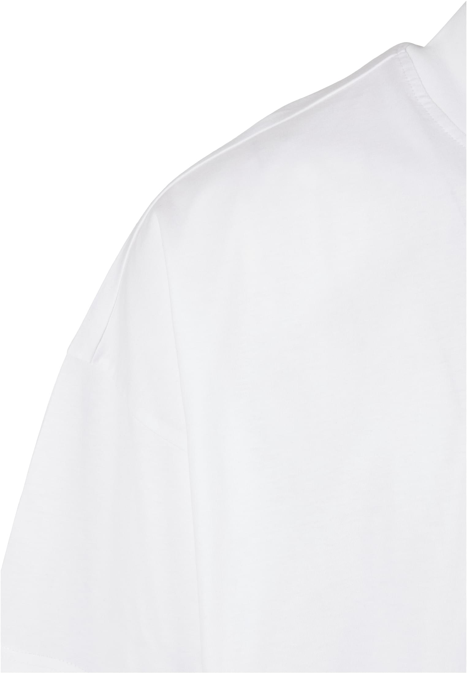 Oversized Mock Neck Tee | white