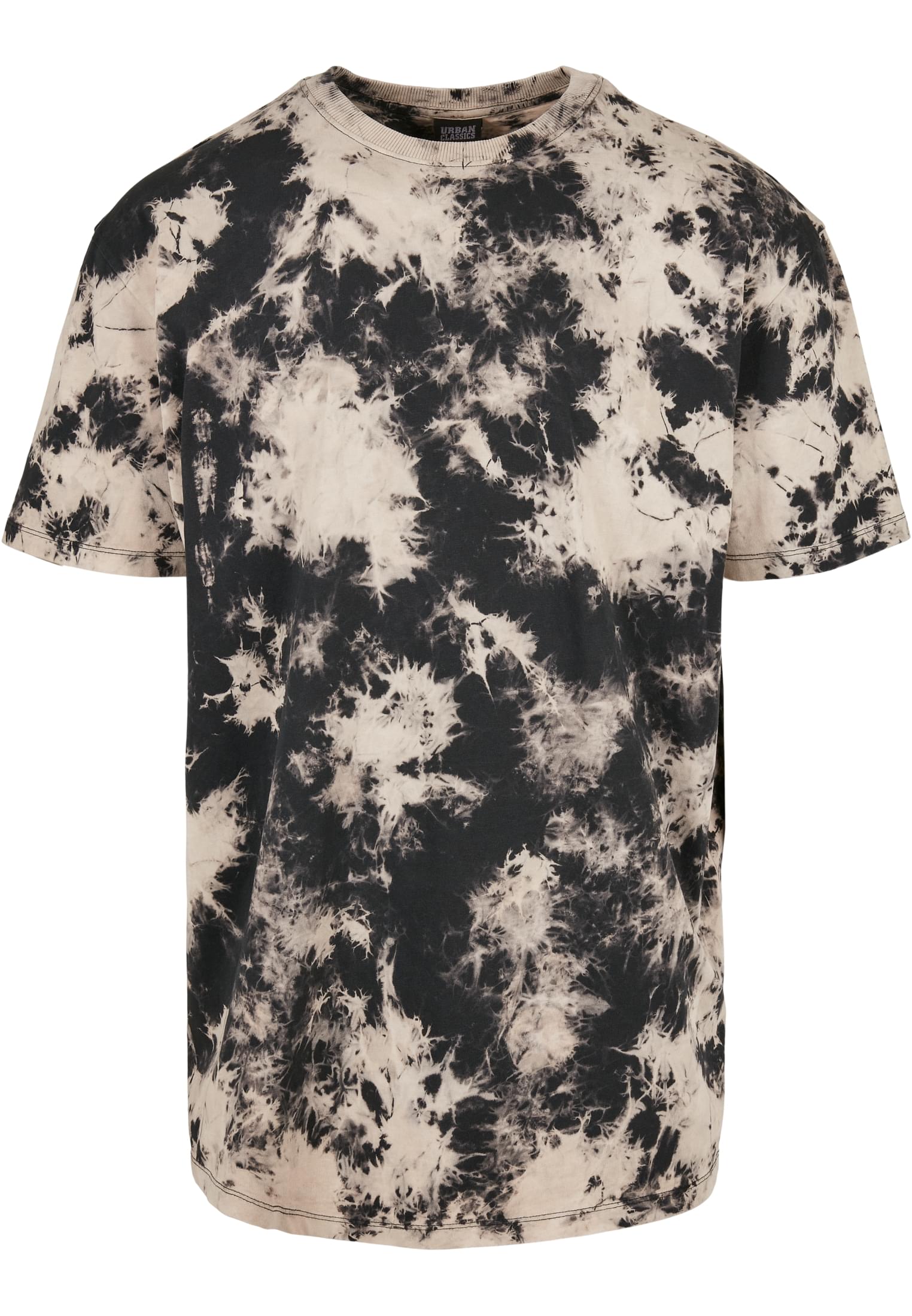 Oversized Bleached Tee | black