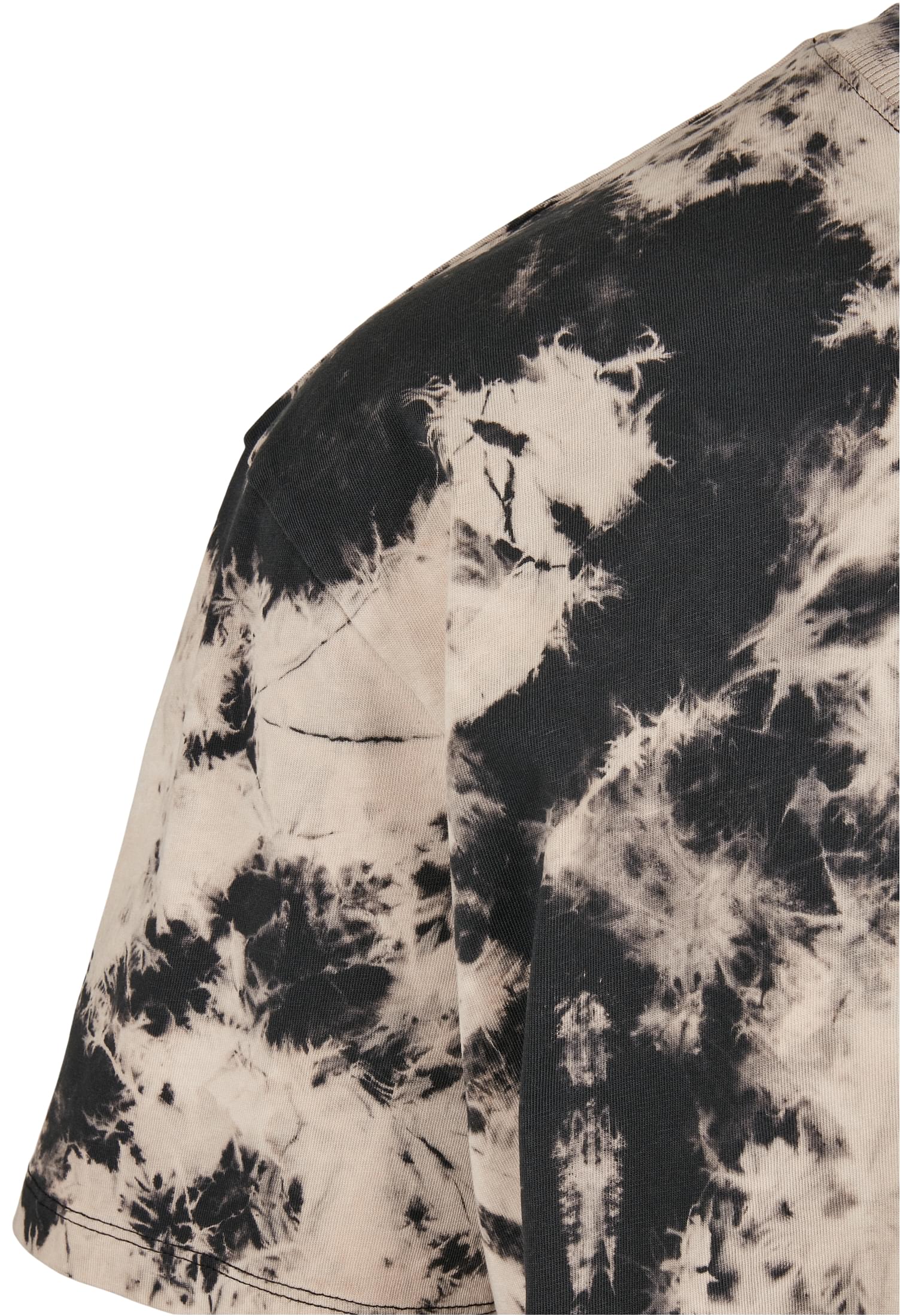 Oversized Bleached Tee | black