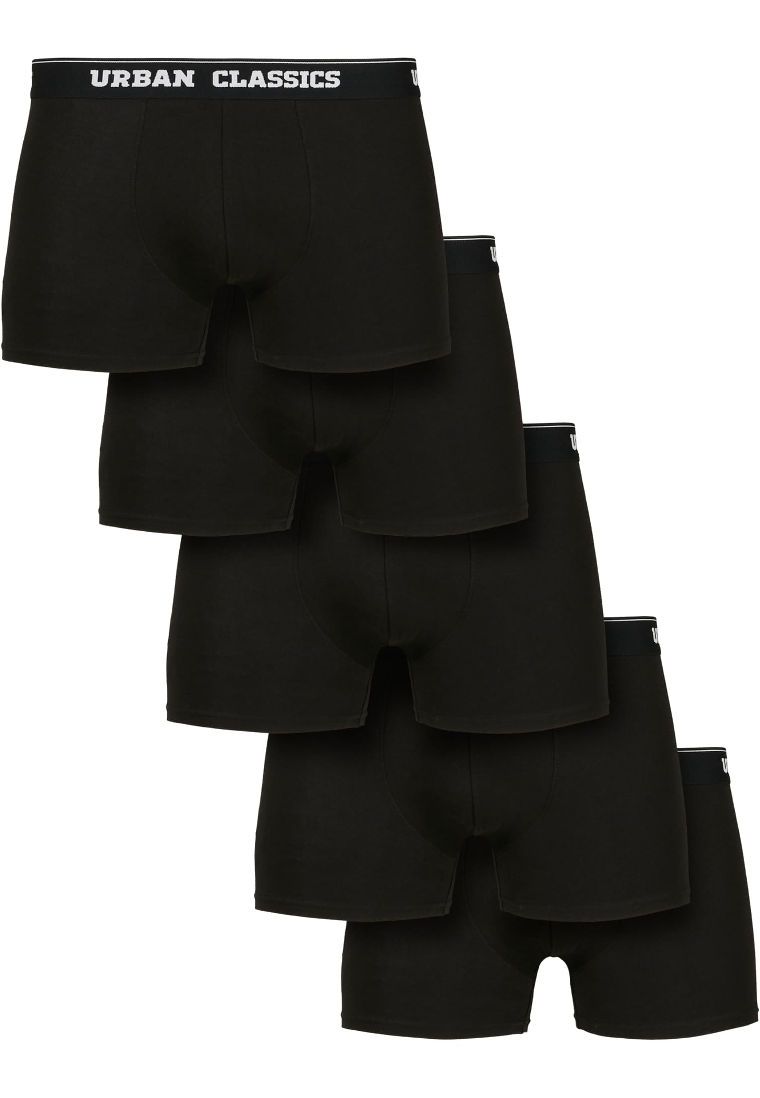 Organic Boxer Shorts 5-Pack | blk+blk+blk+blk+blk