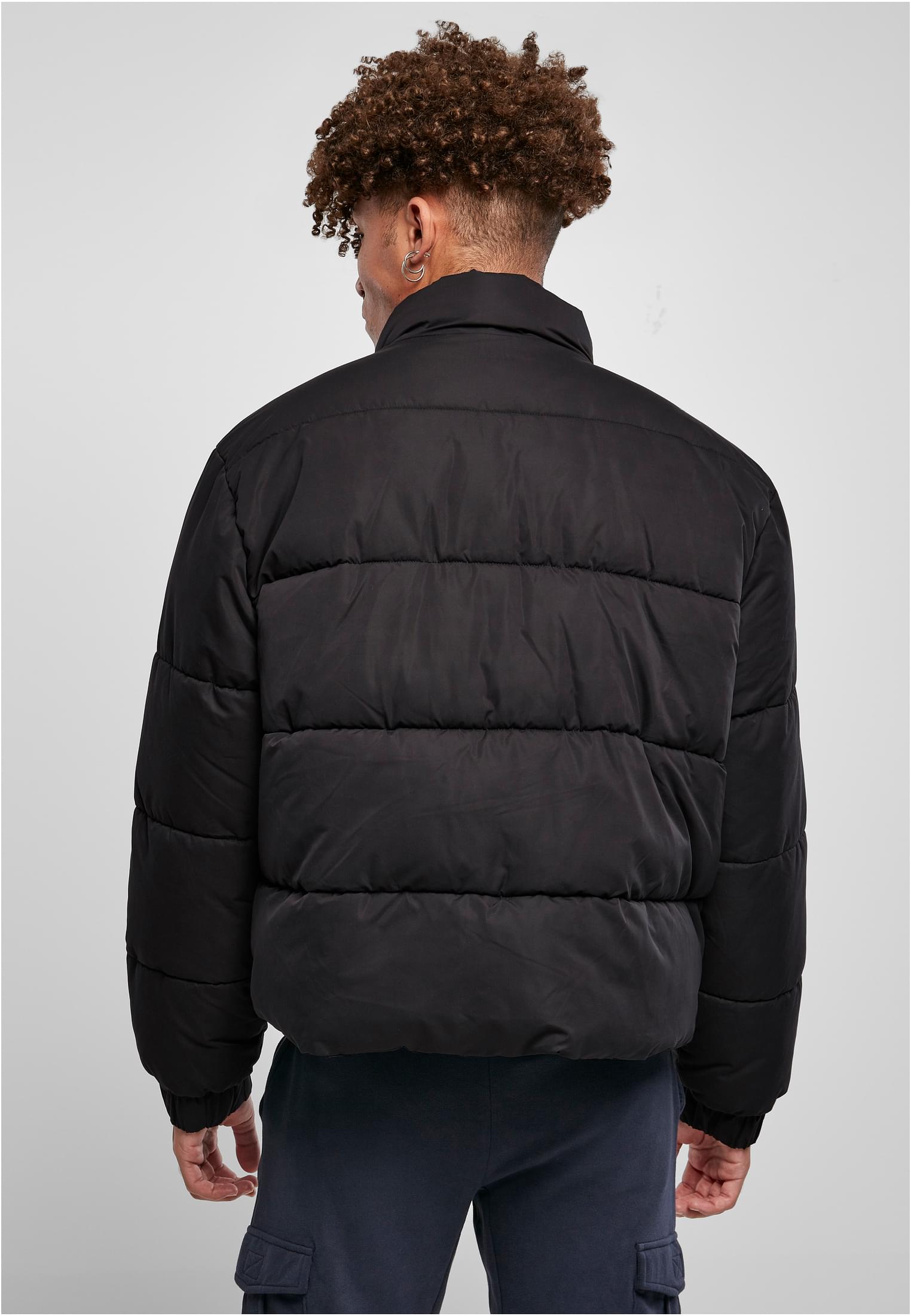 Cropped Down Jacket | black