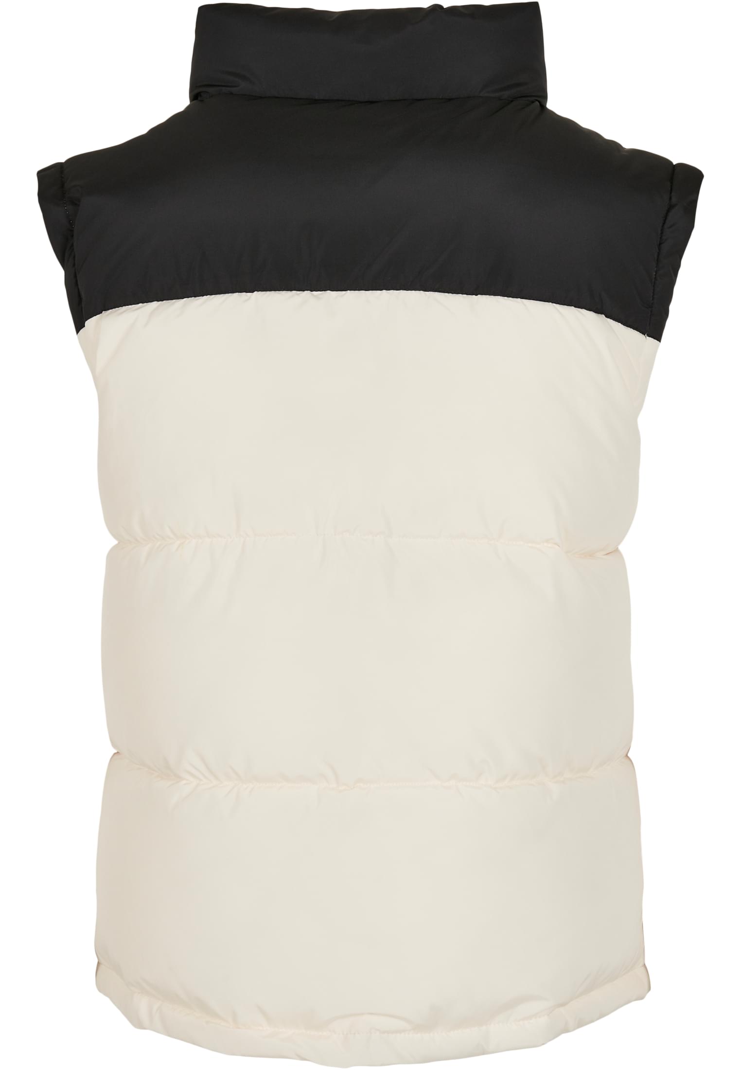 Block Puffer Vest | black/whitesand