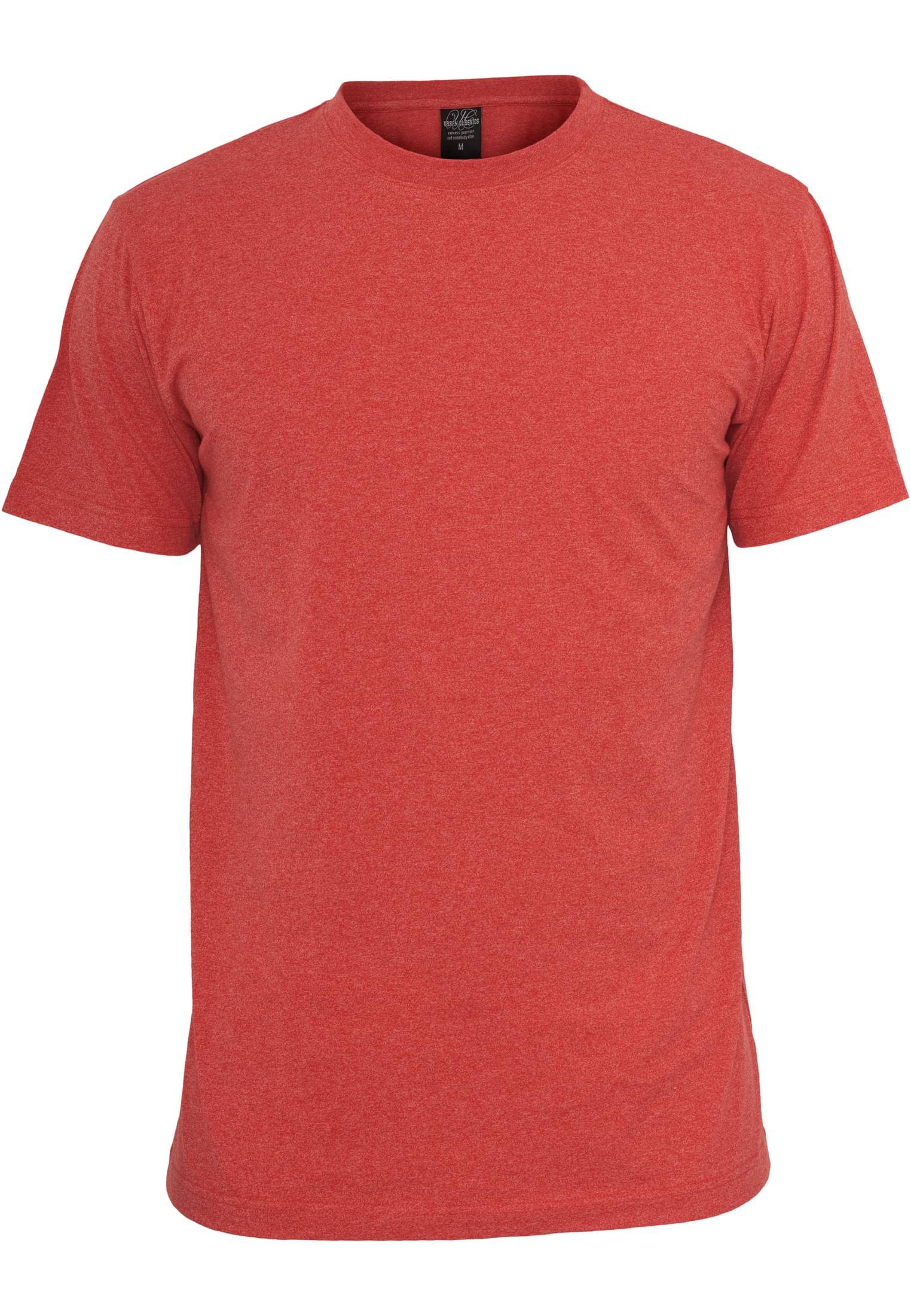 Melange Roundneck Tee | red