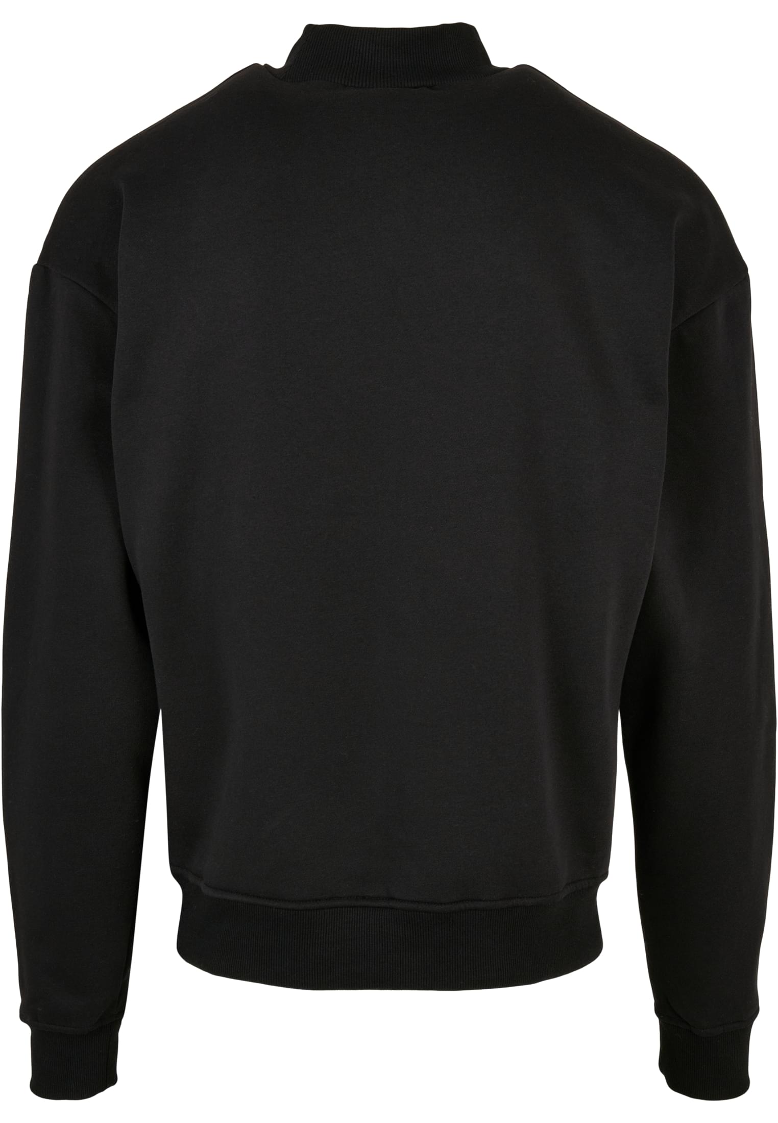 Mock Neck Crew | black