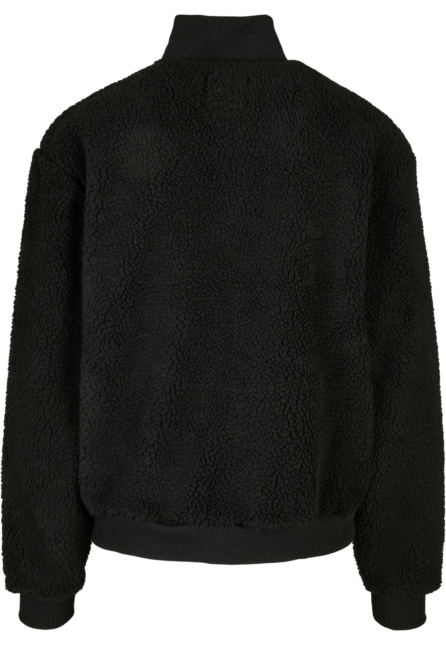 Boxy Sherpa Jacket | black