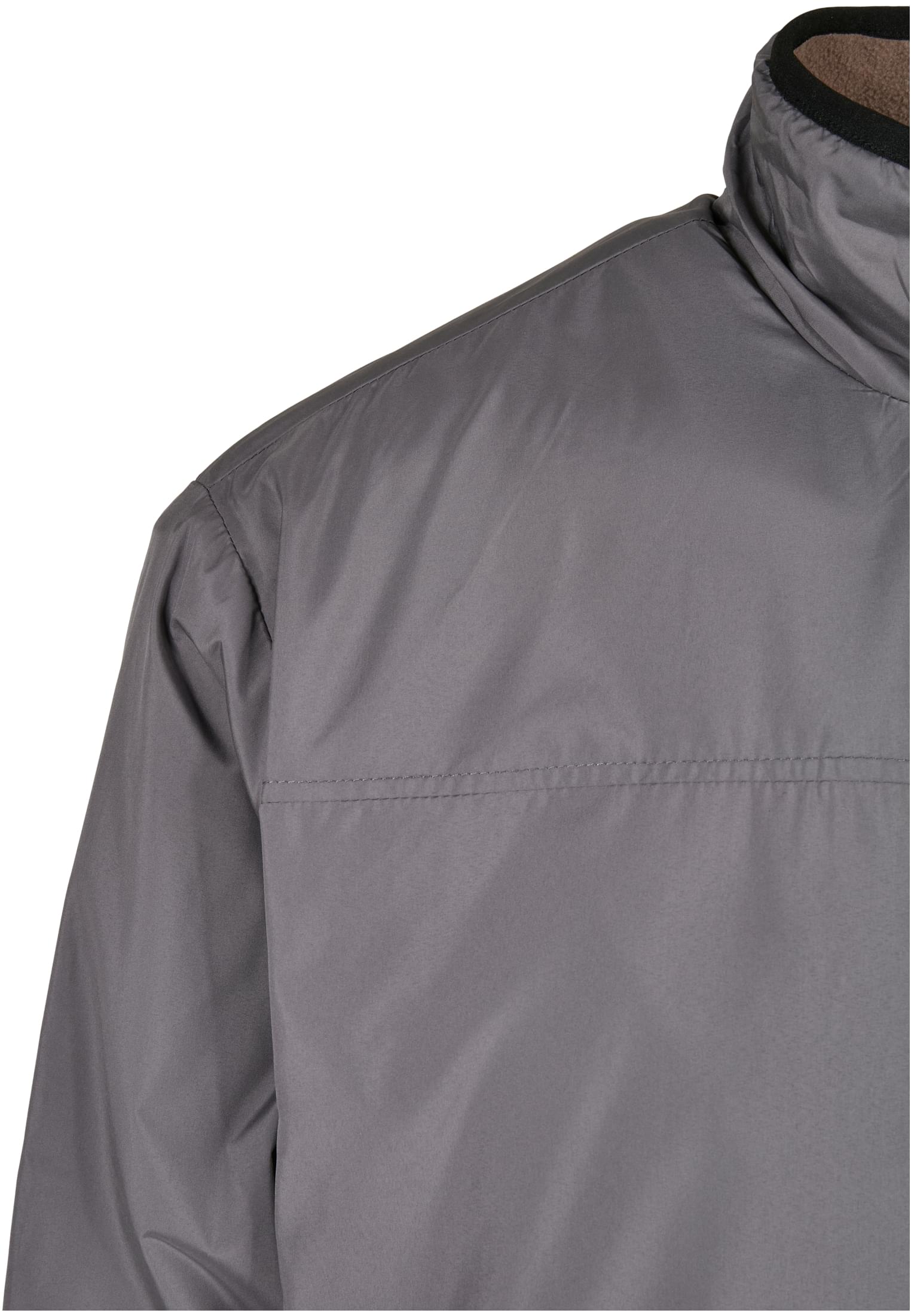 Reversible Polar Fleece Jacket | darkkhaki/asphalt