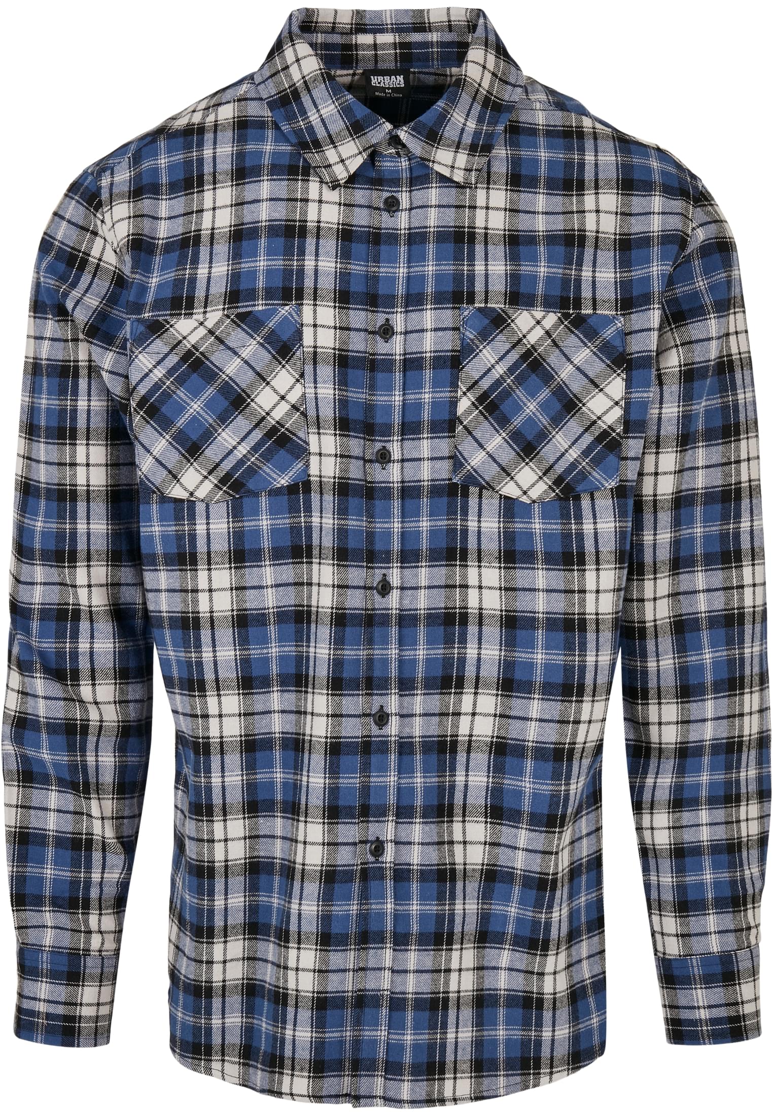 Checked Roots Shirt | darkblue/white