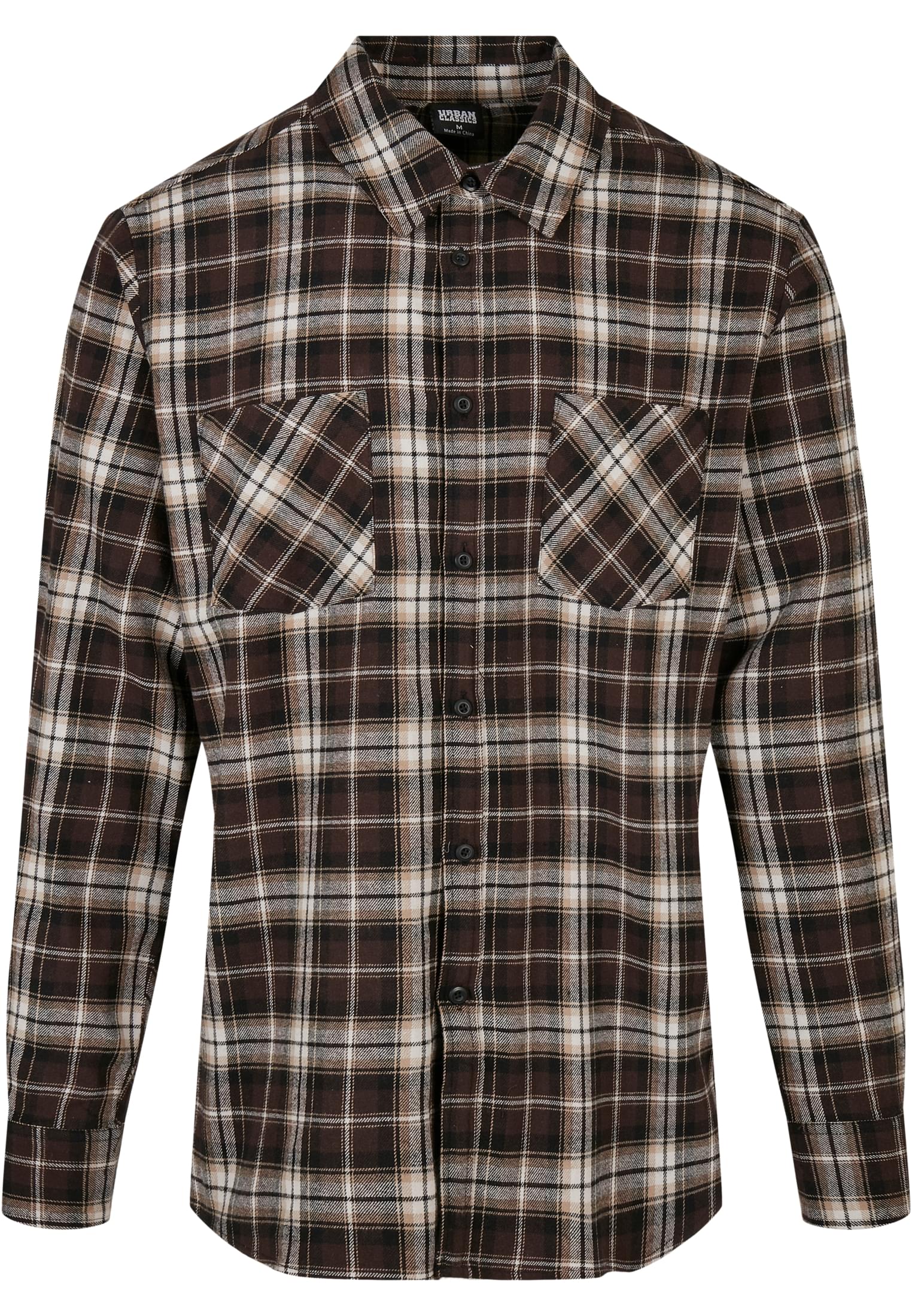 Checked Roots Shirt | darkground/warmsand