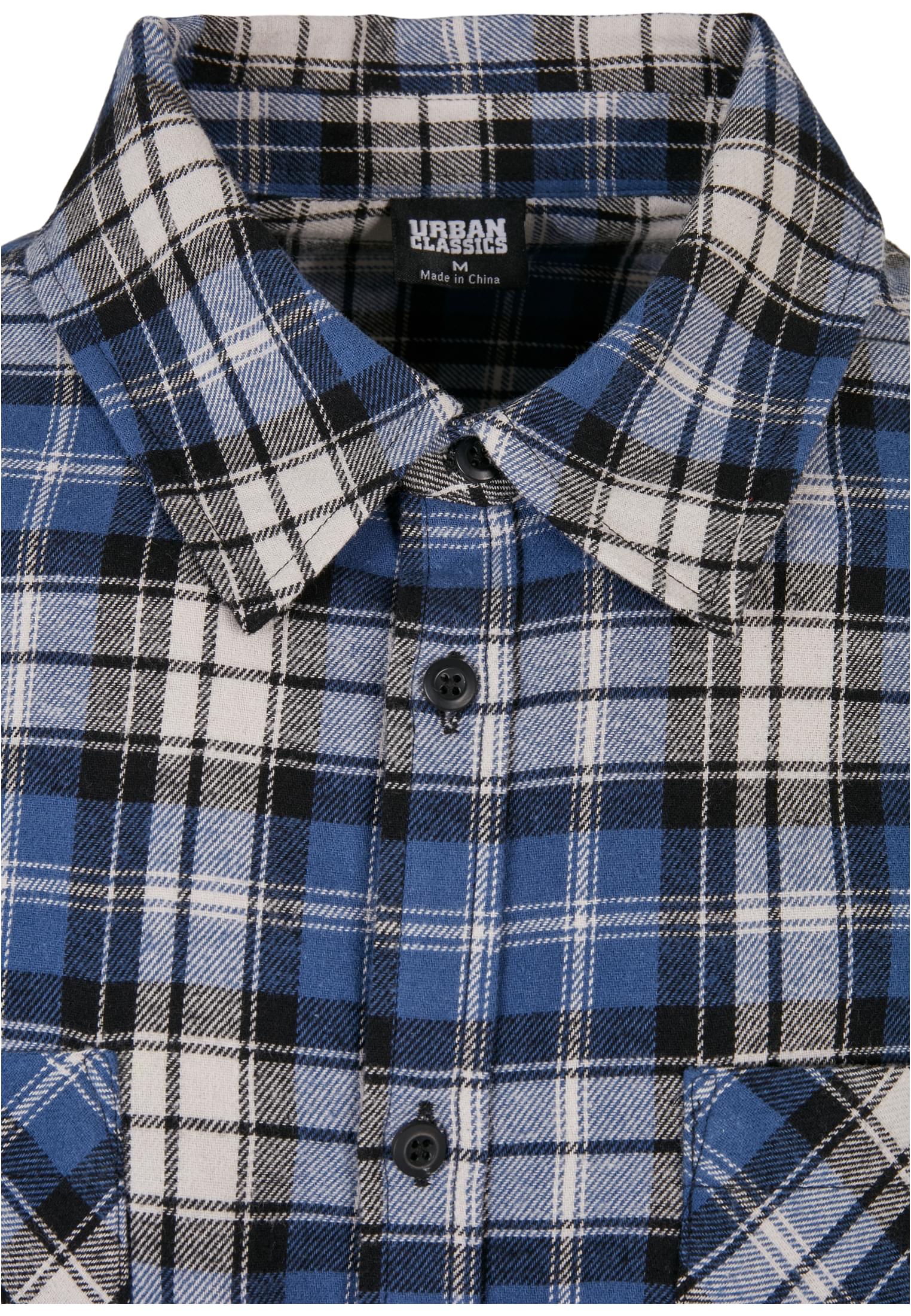 Checked Roots Shirt | darkblue/white