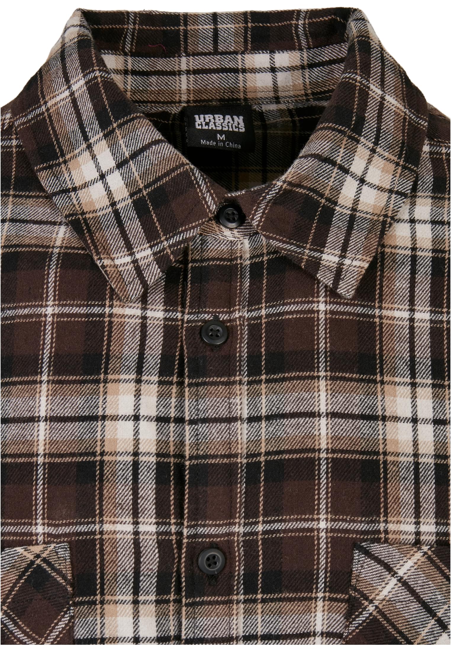 Checked Roots Shirt | darkground/warmsand