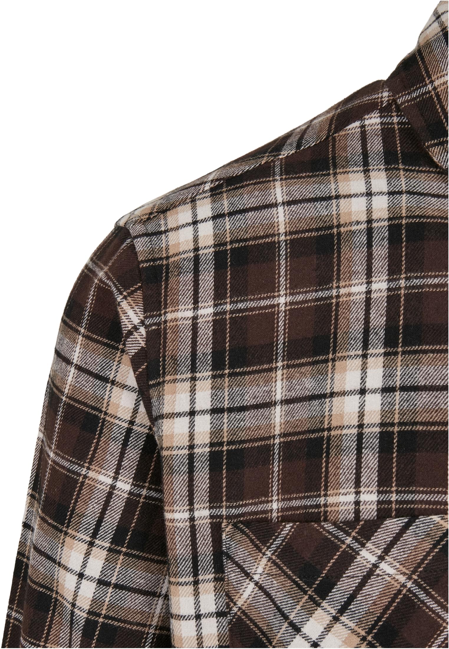 Checked Roots Shirt | darkground/warmsand