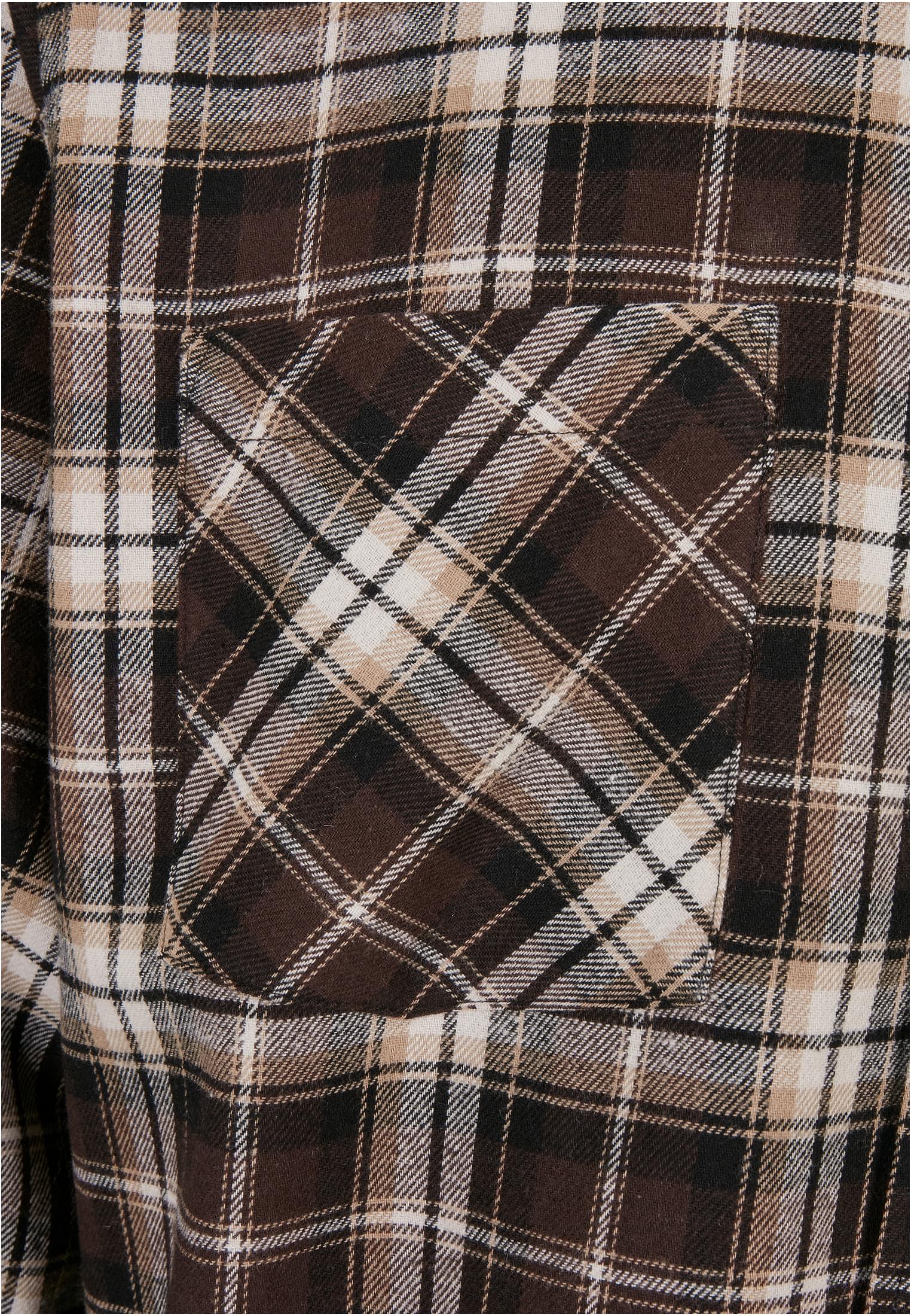 Checked Roots Shirt | darkground/warmsand