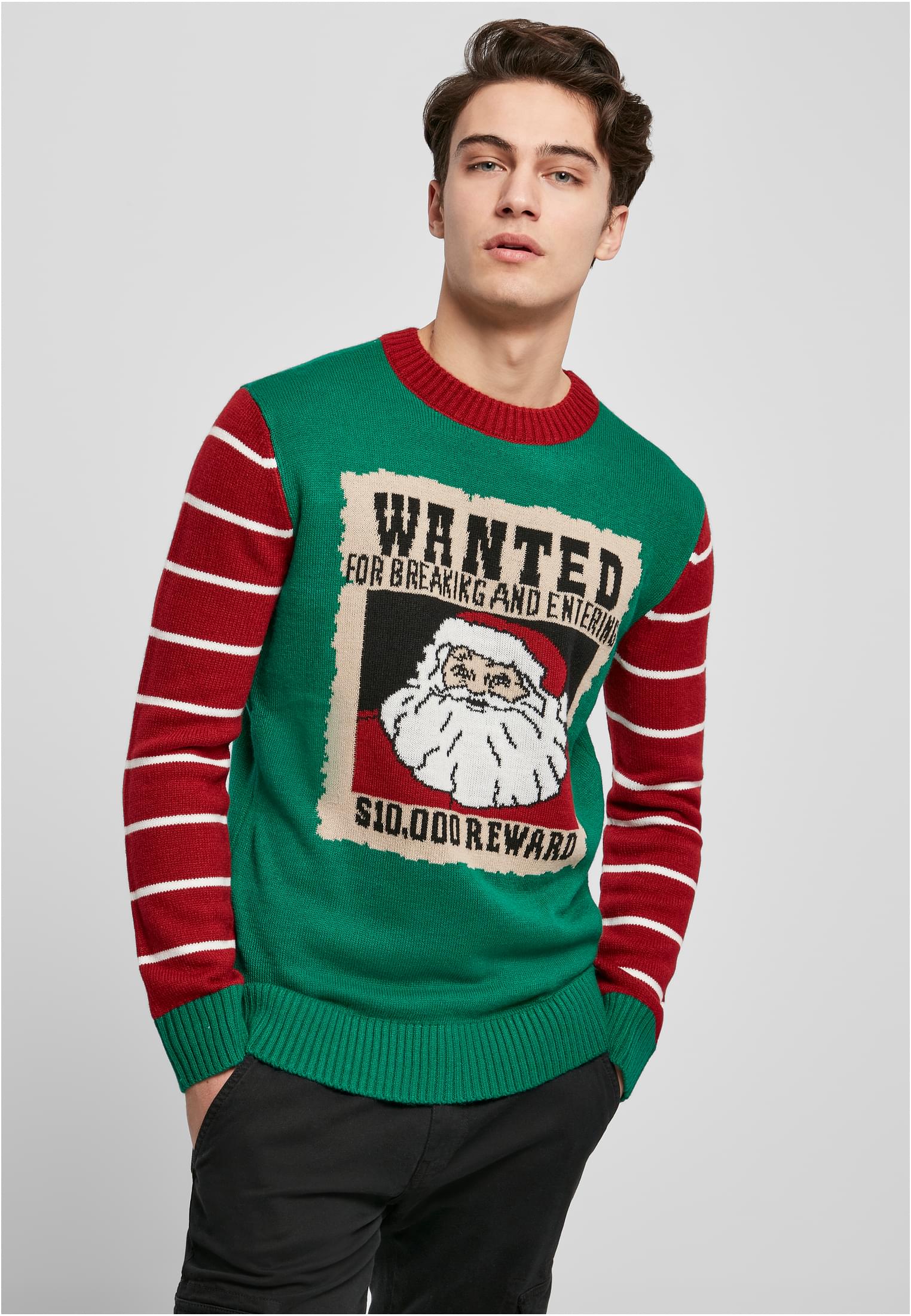 Wanted Christmas Sweater | x-masgreen/white