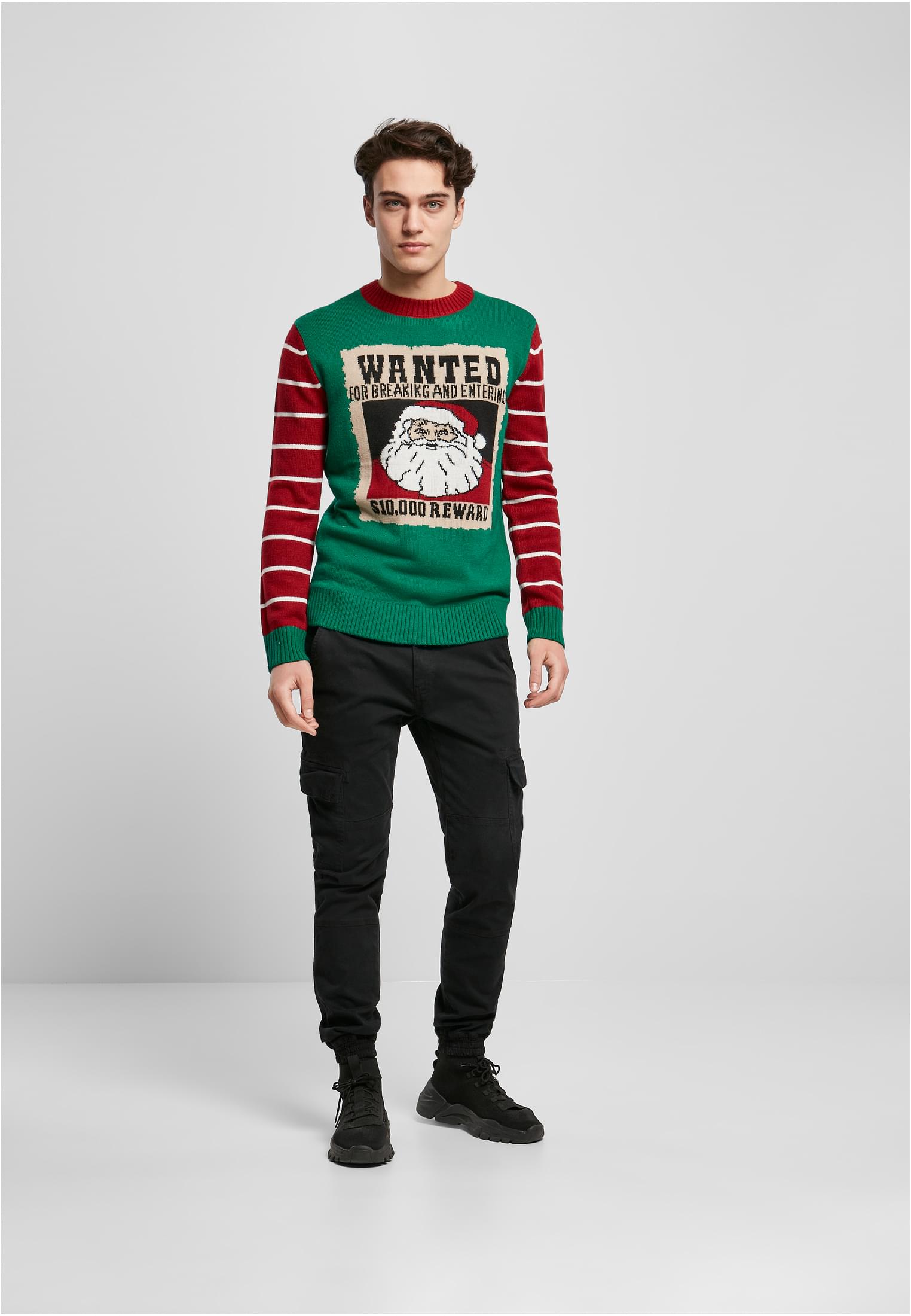 Wanted Christmas Sweater | x-masgreen/white