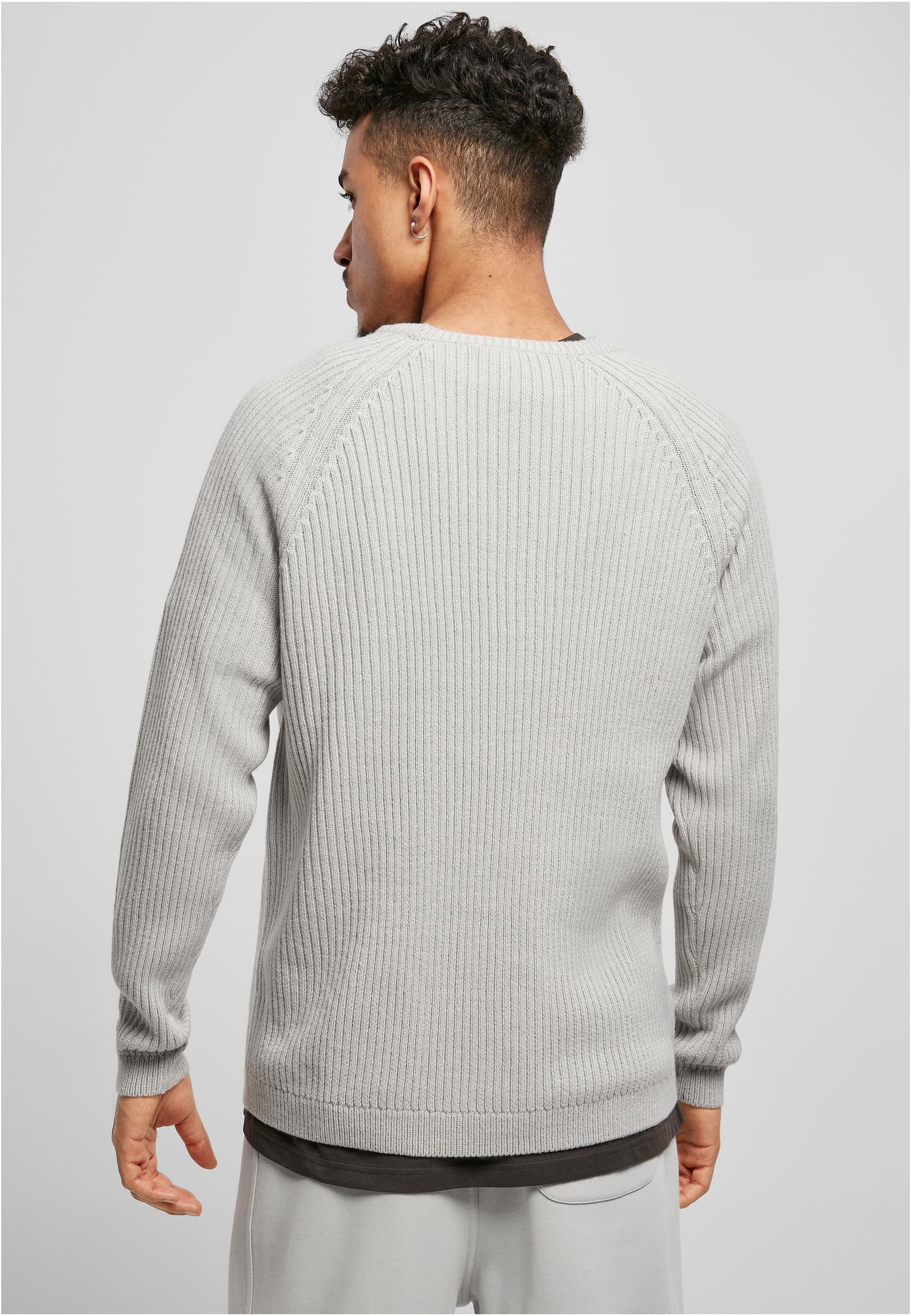 Ribbed Raglan Sweater | lightasphalt