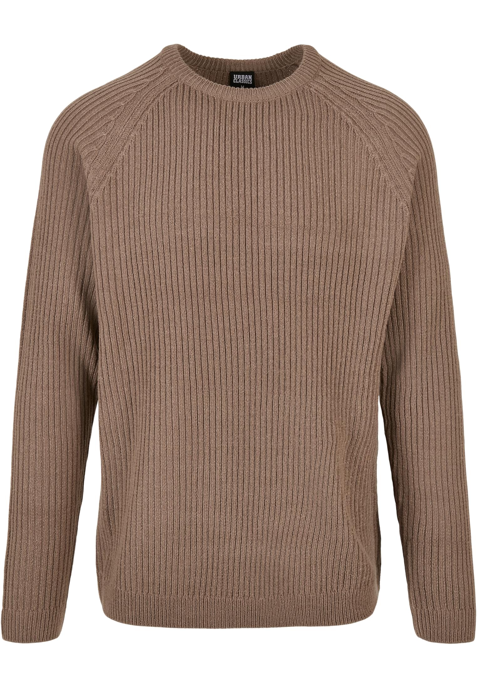 Ribbed Raglan Sweater | darkkhaki