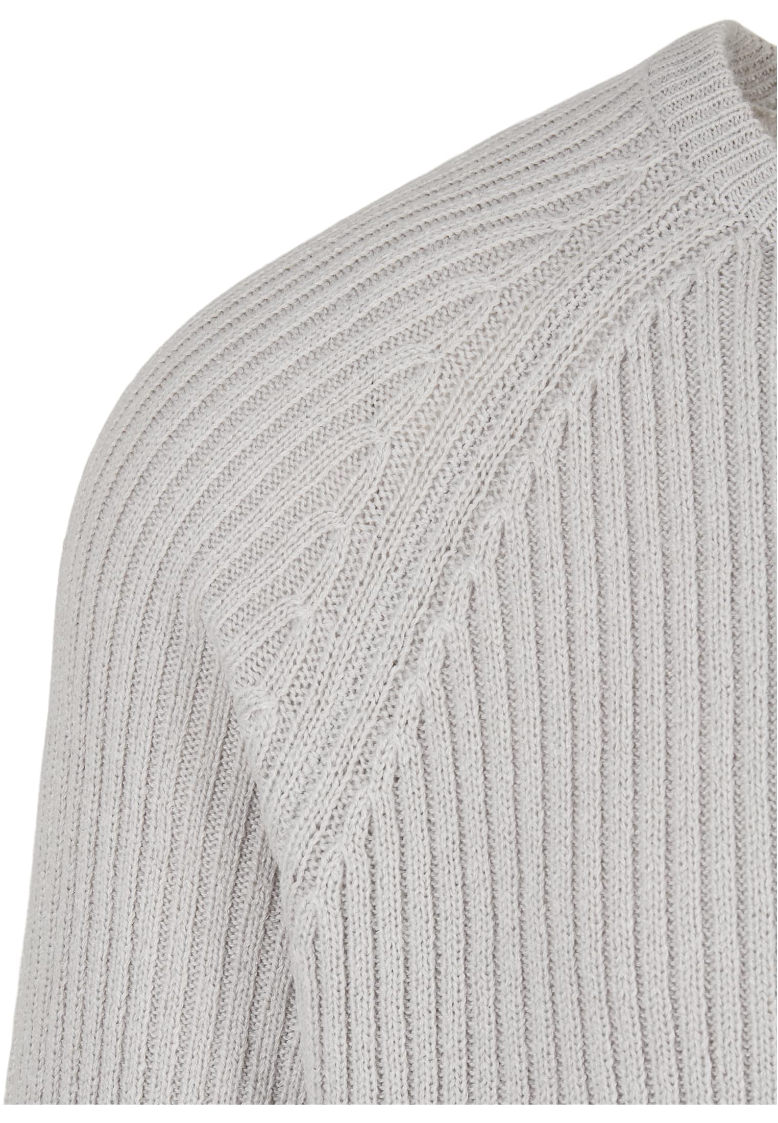 Ribbed Raglan Sweater | lightasphalt