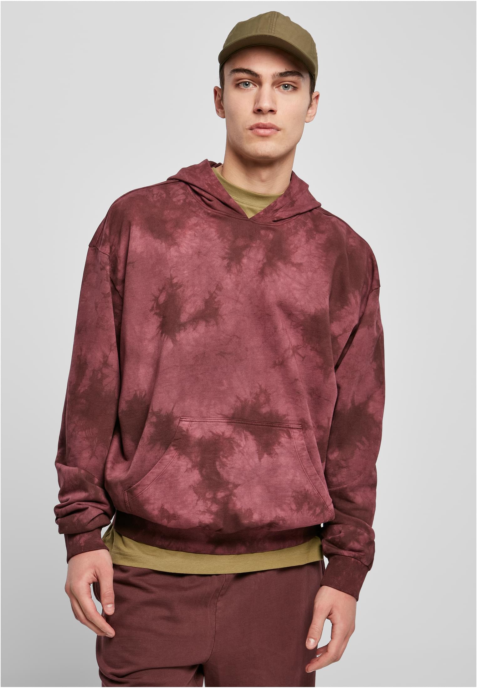 Tye Dyed Hoody | cherry