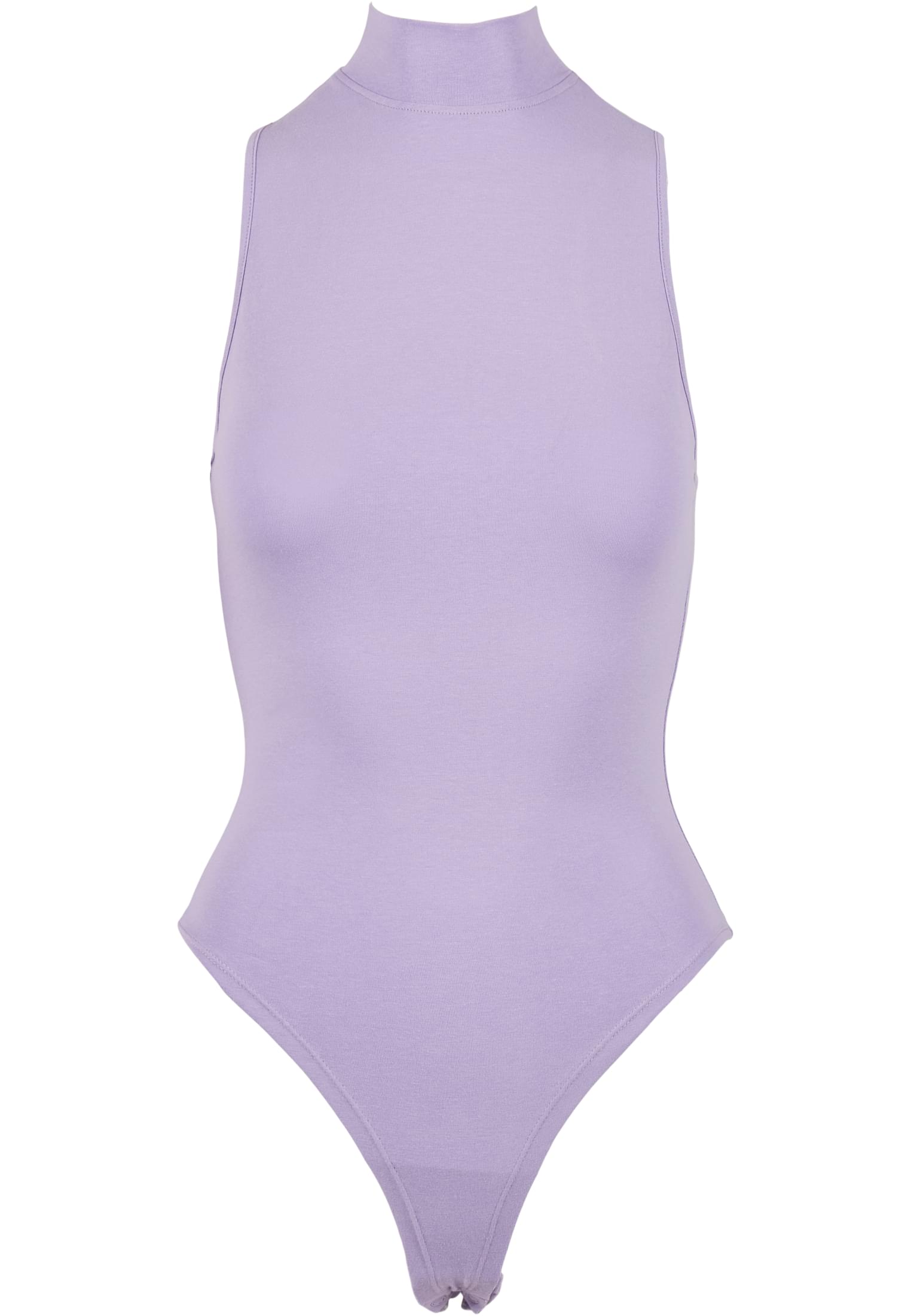 Ladies Sleeveless Turtleneck Body | lavender