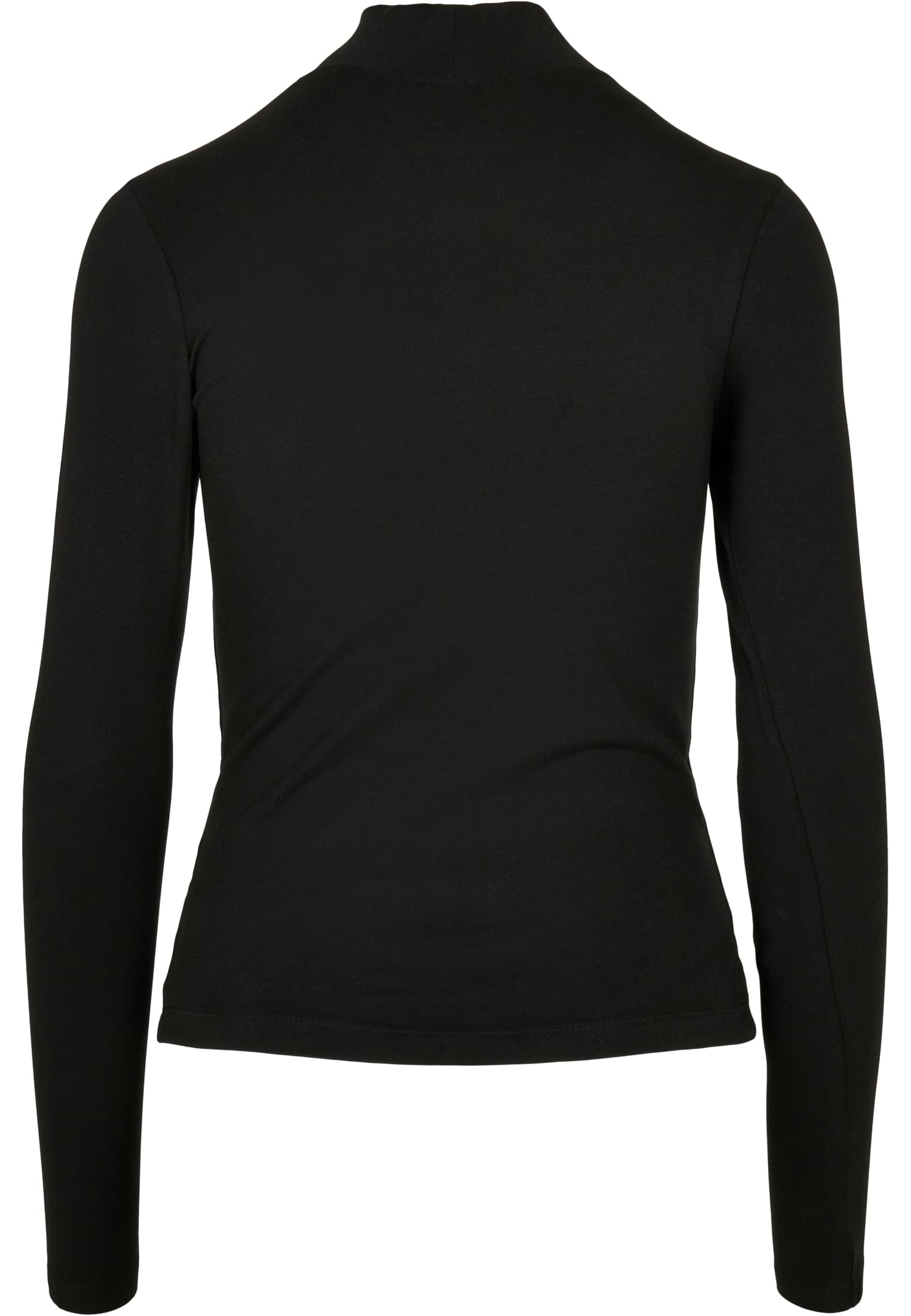 Ladies Cut-Out Turtleneck Longsleeve | black