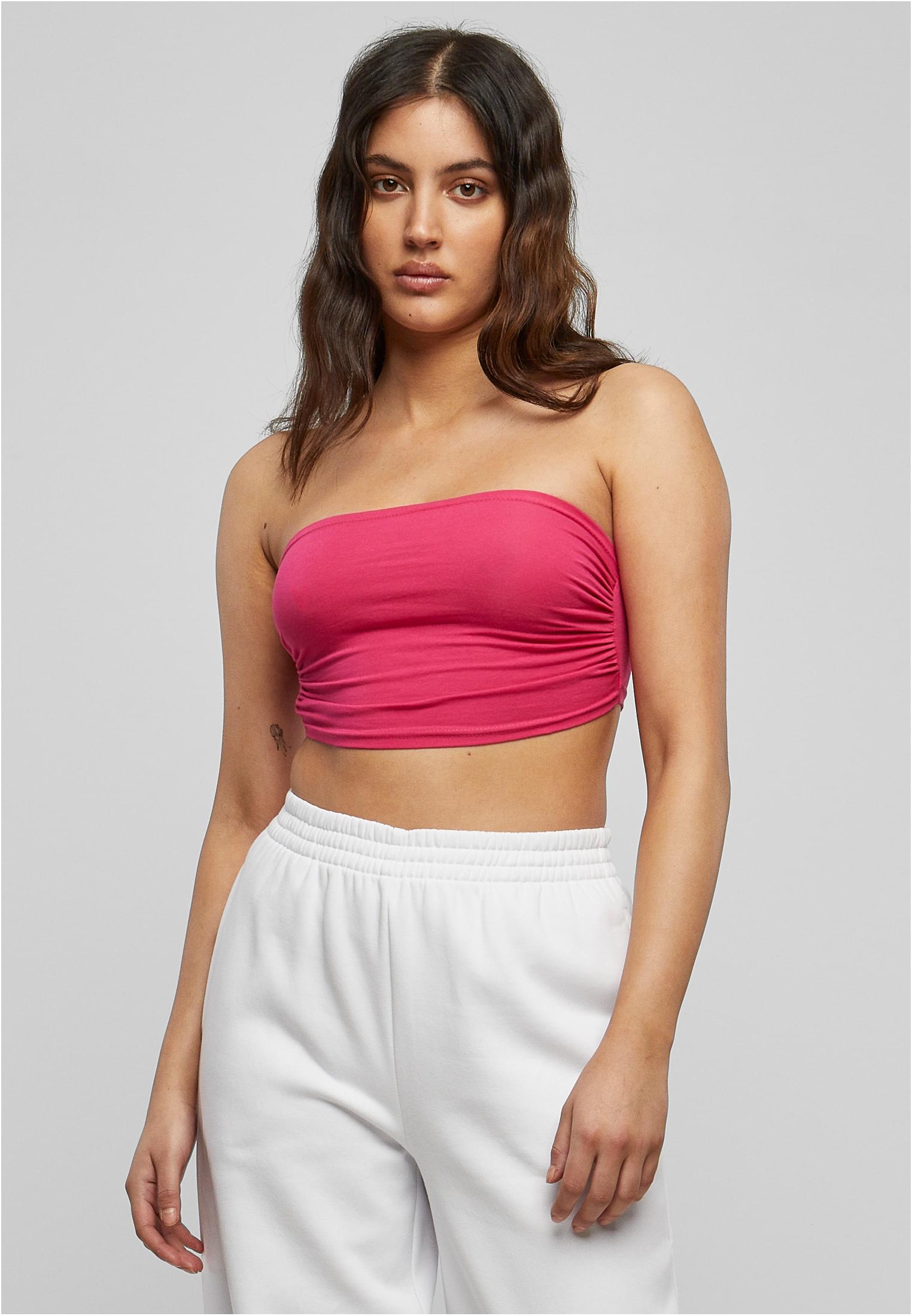 Ladies Bandeau Top 3-Pack | fuchsia+fuchsia+fuchsia