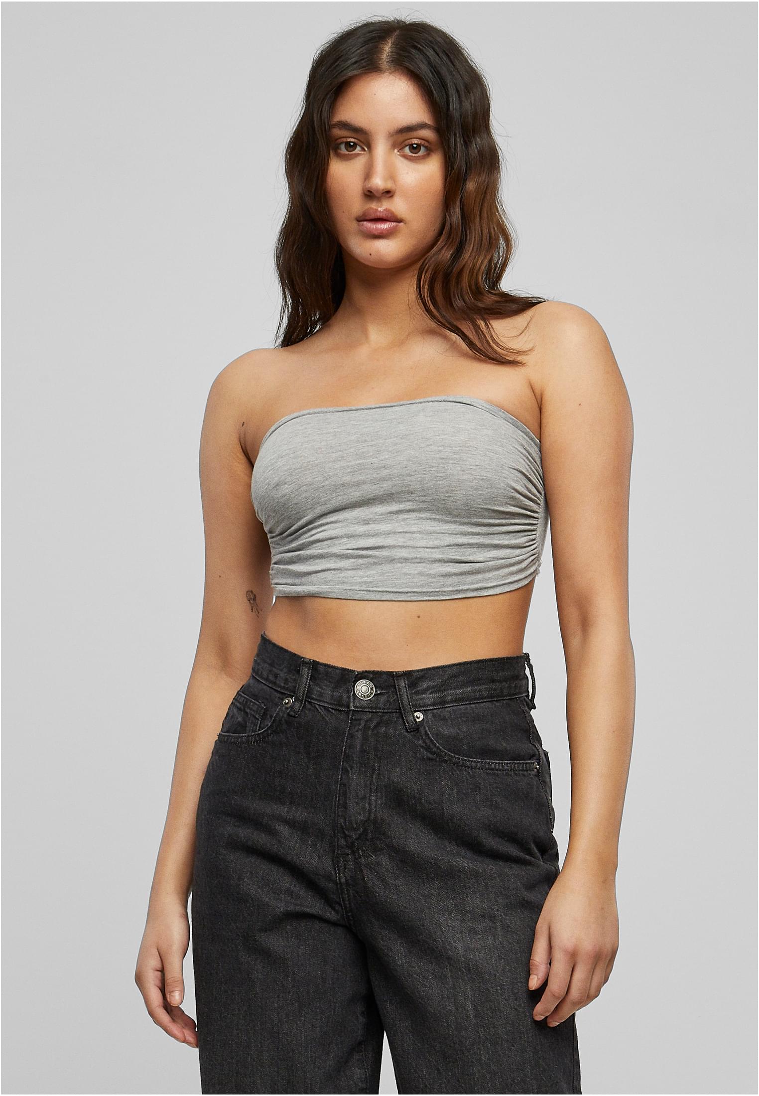 Ladies Bandeau Top | grey