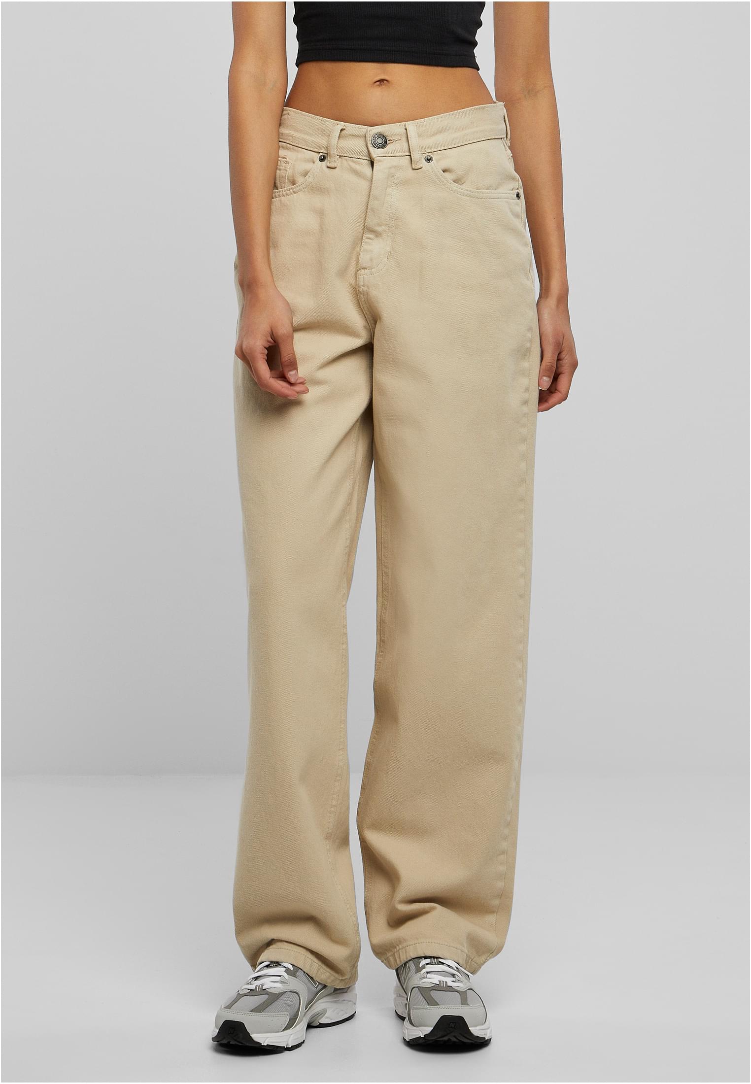 Ladies High Waist 90´S Wide Leg Denim Pants | offwhite raw