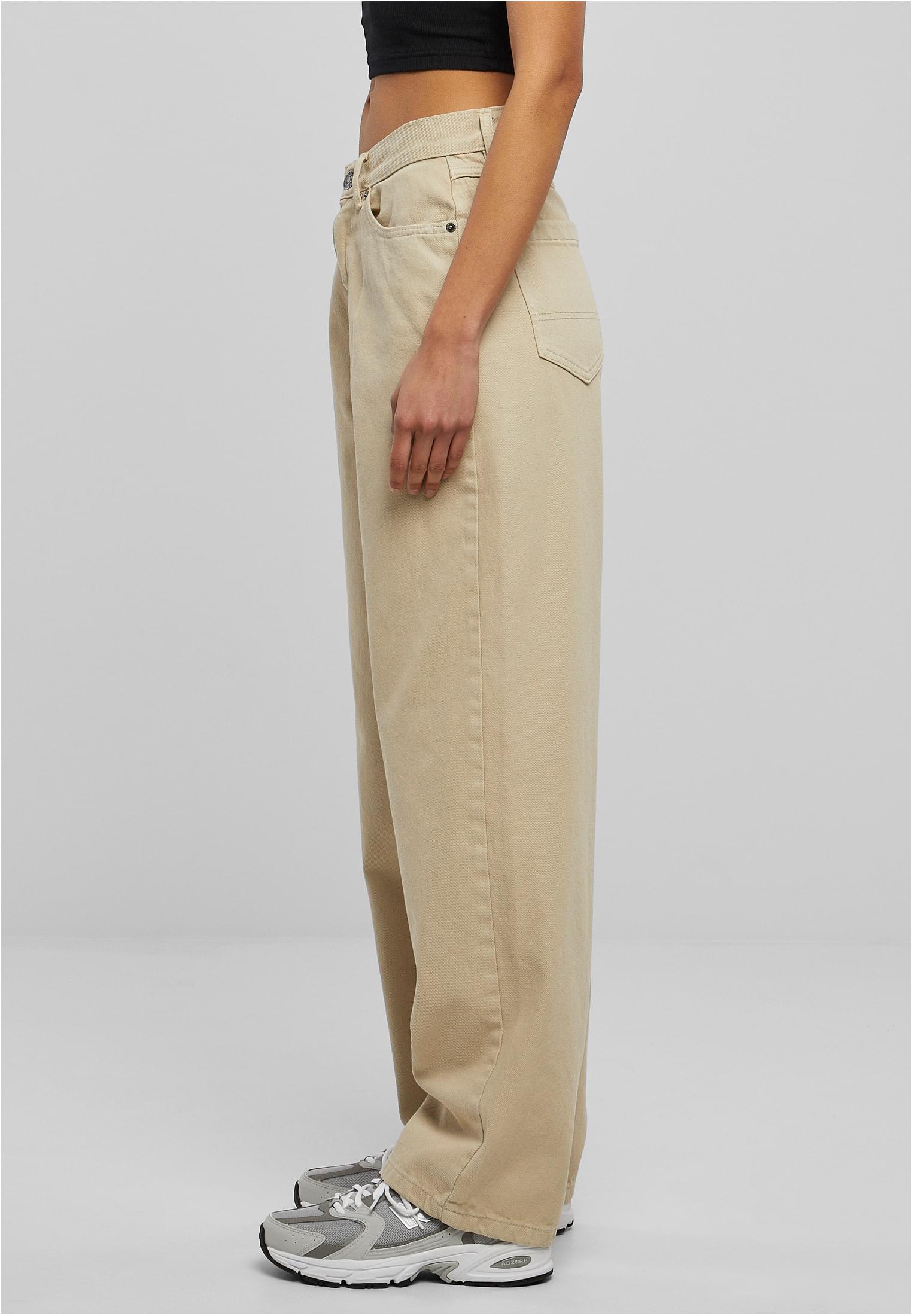 Ladies High Waist 90´S Wide Leg Denim Pants | offwhite raw