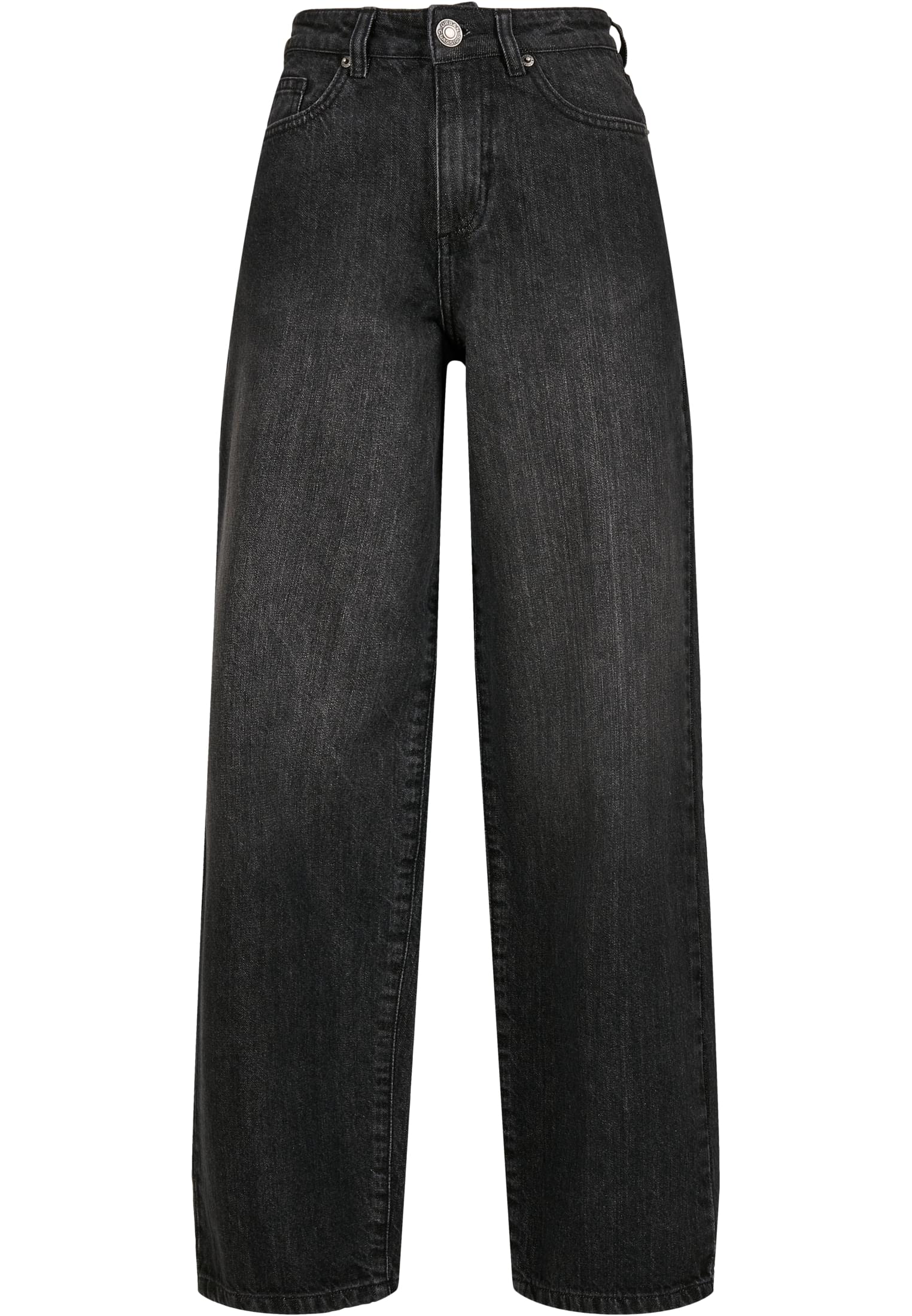 Ladies High Waist 90´S Wide Leg Denim Pants | black washed