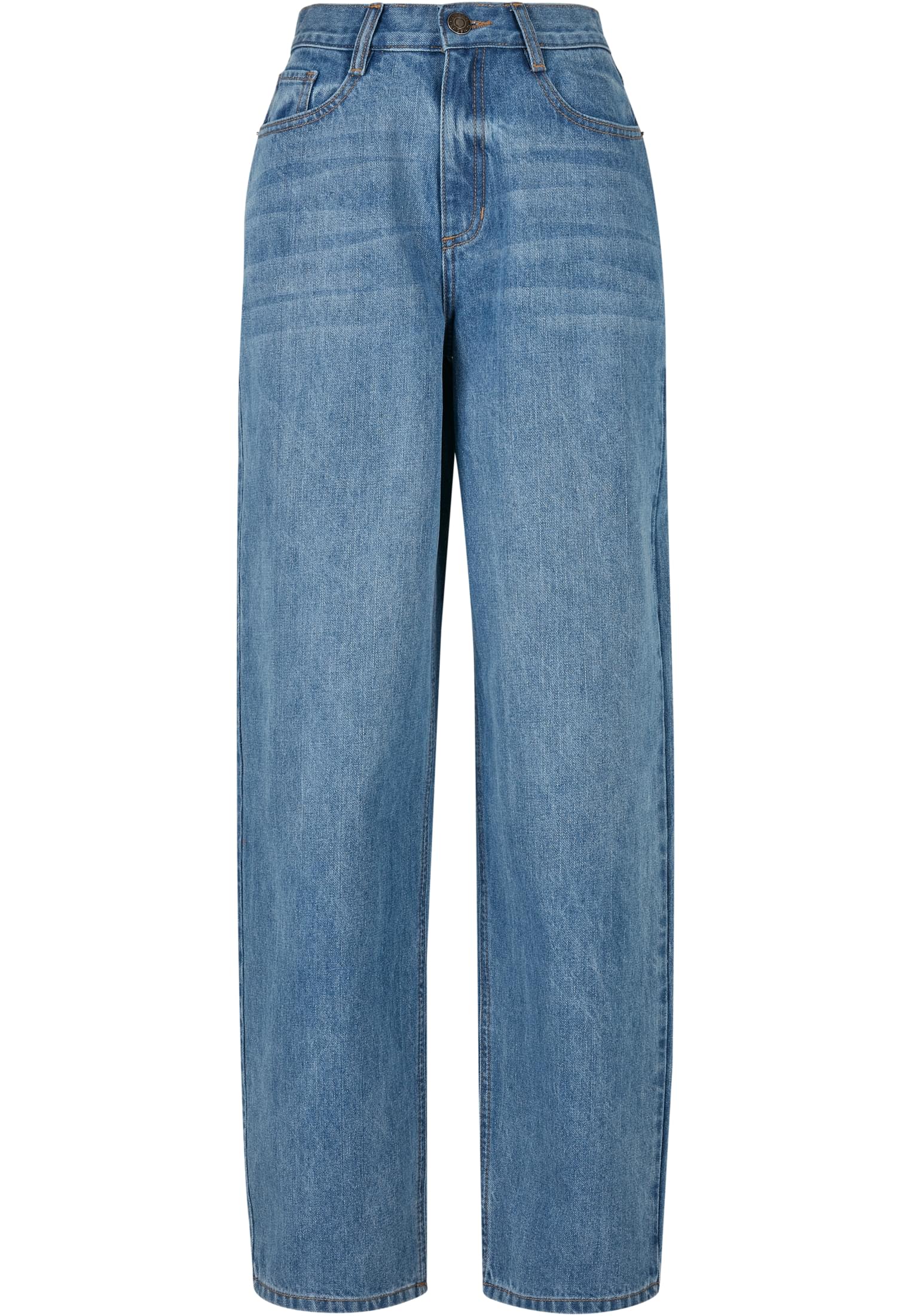 Ladies High Waist 90´S Wide Leg Denim Pants | midstone washed