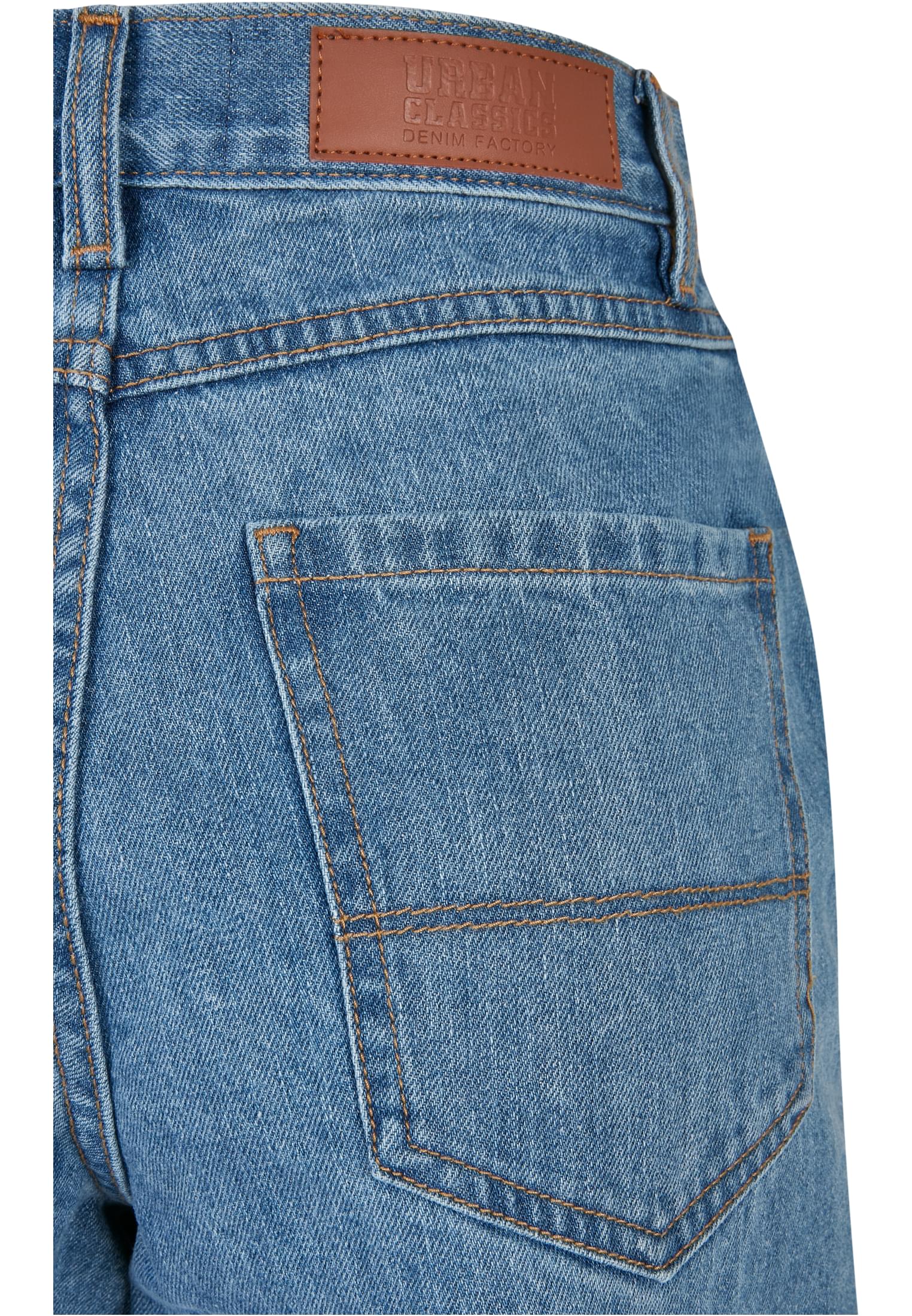 Ladies High Waist 90´S Wide Leg Denim Pants | midstone washed