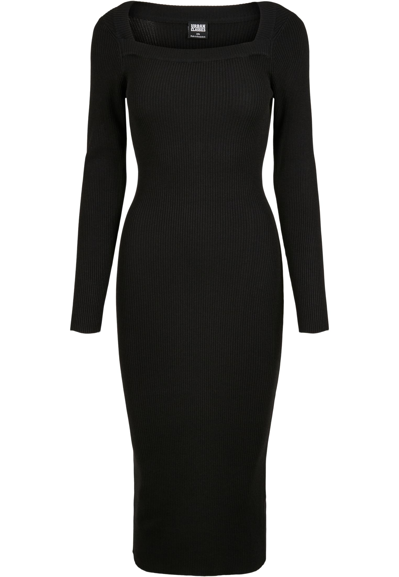 Ladies Long Knit Dress | black