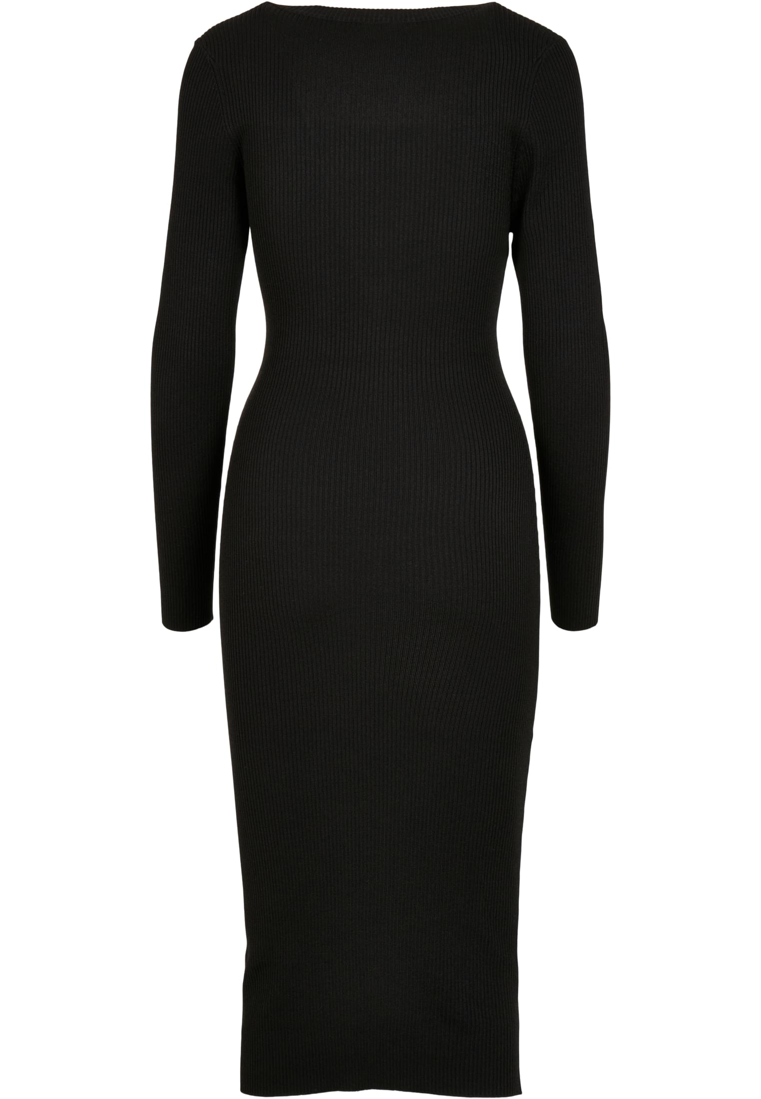 Ladies Long Knit Dress | black