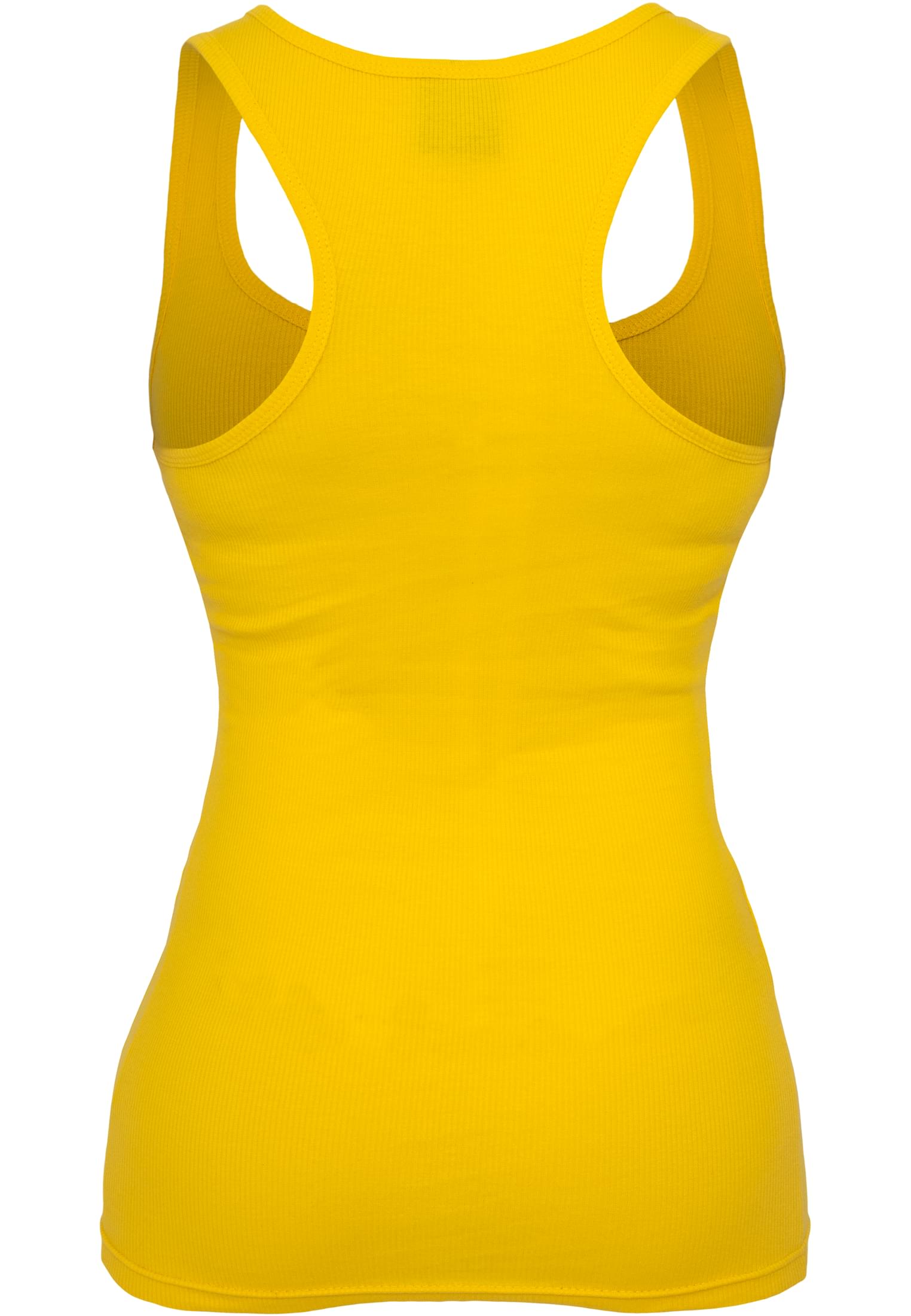 Ladies Button Tanktop | yellow