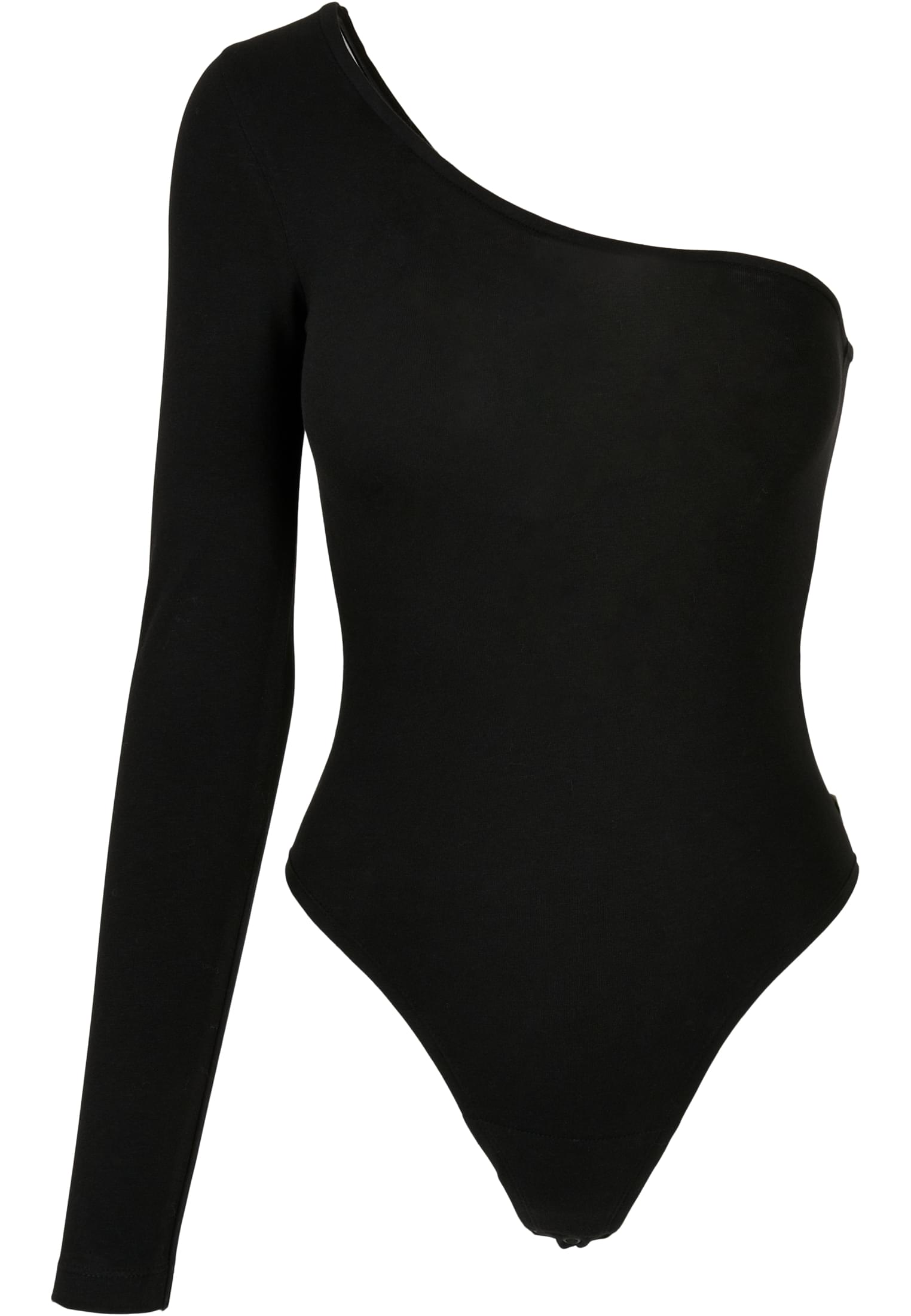 Ladies Organic Asymmetric One Sleeve Body | black