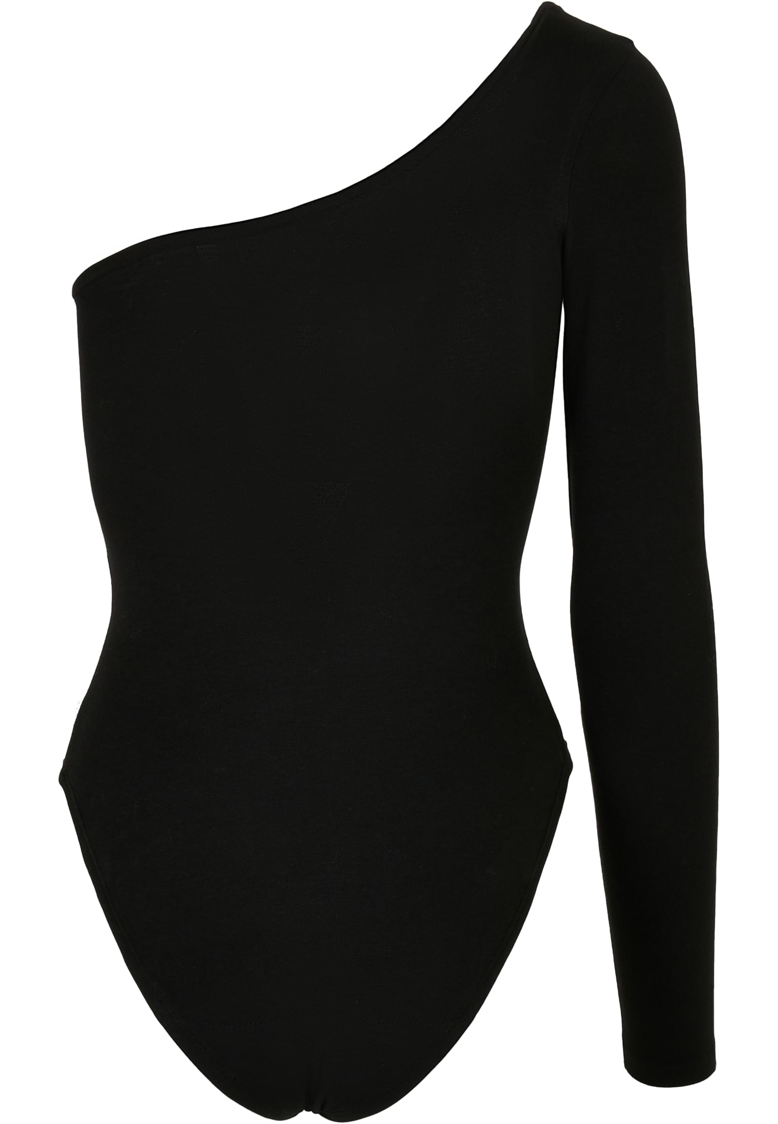 Ladies Organic Asymmetric One Sleeve Body | black