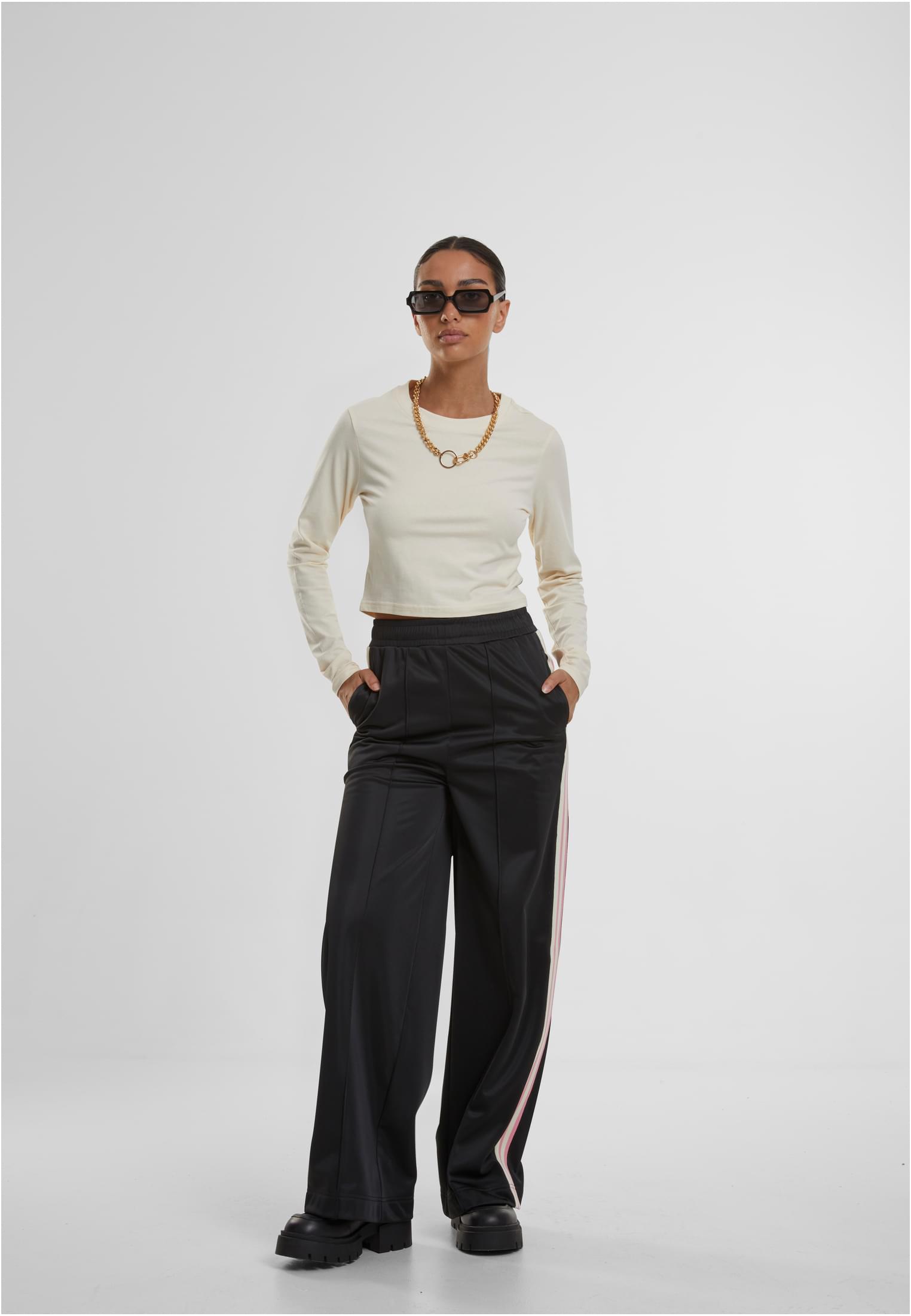 Ladies Organic Cropped Longsleeve | whitesand