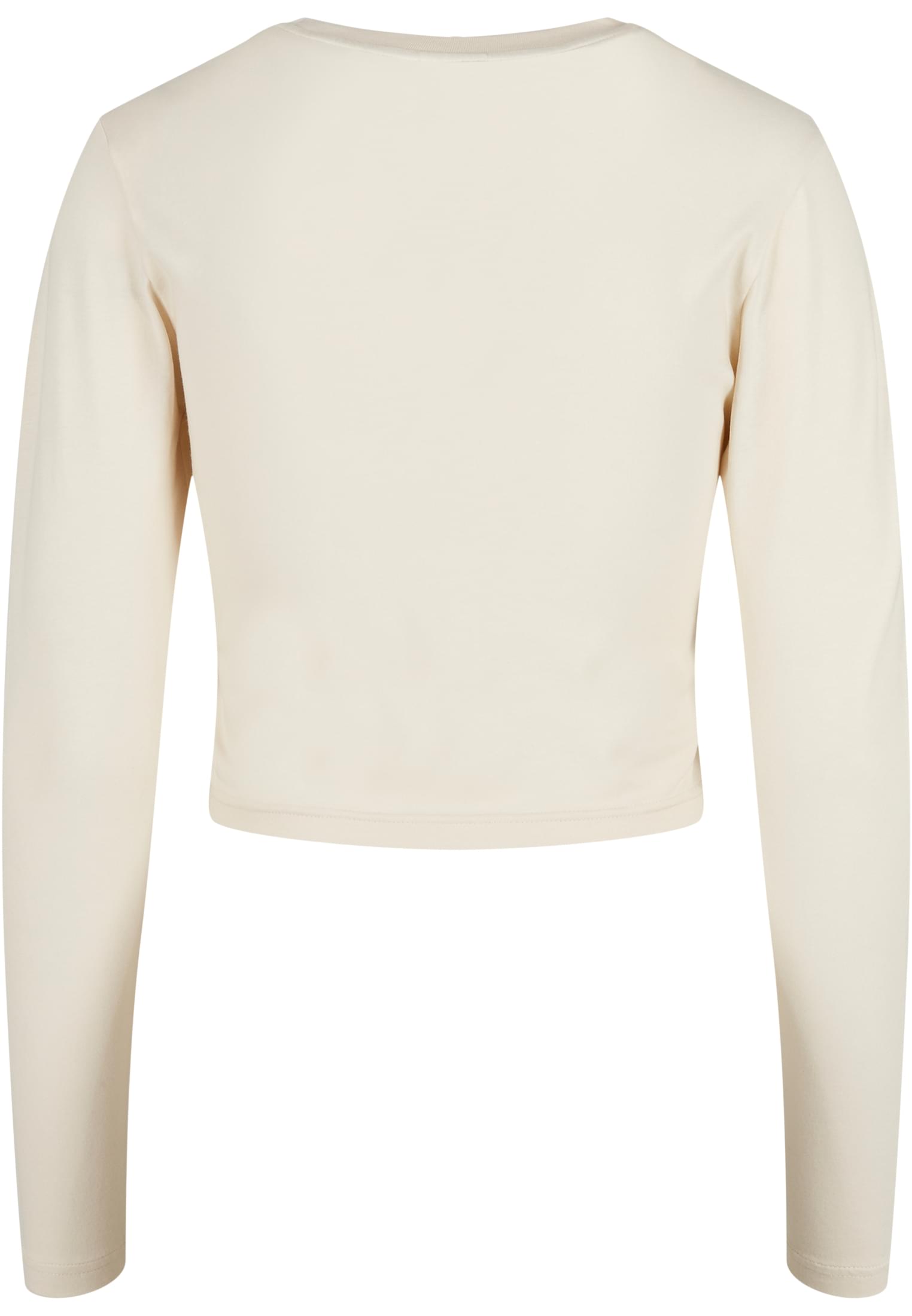 Ladies Organic Cropped Longsleeve | whitesand