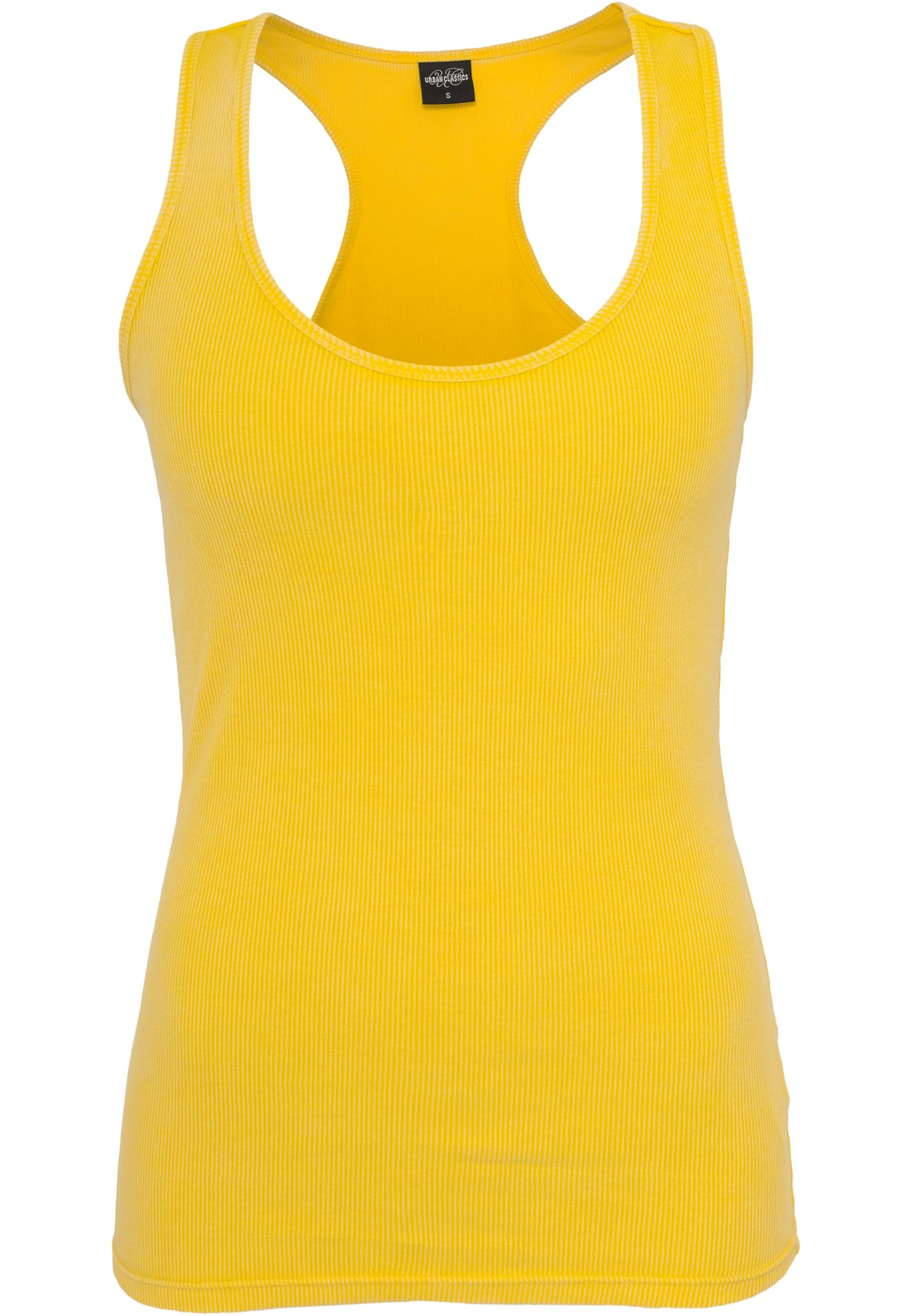 Ladies Faded Tanktop | yellow