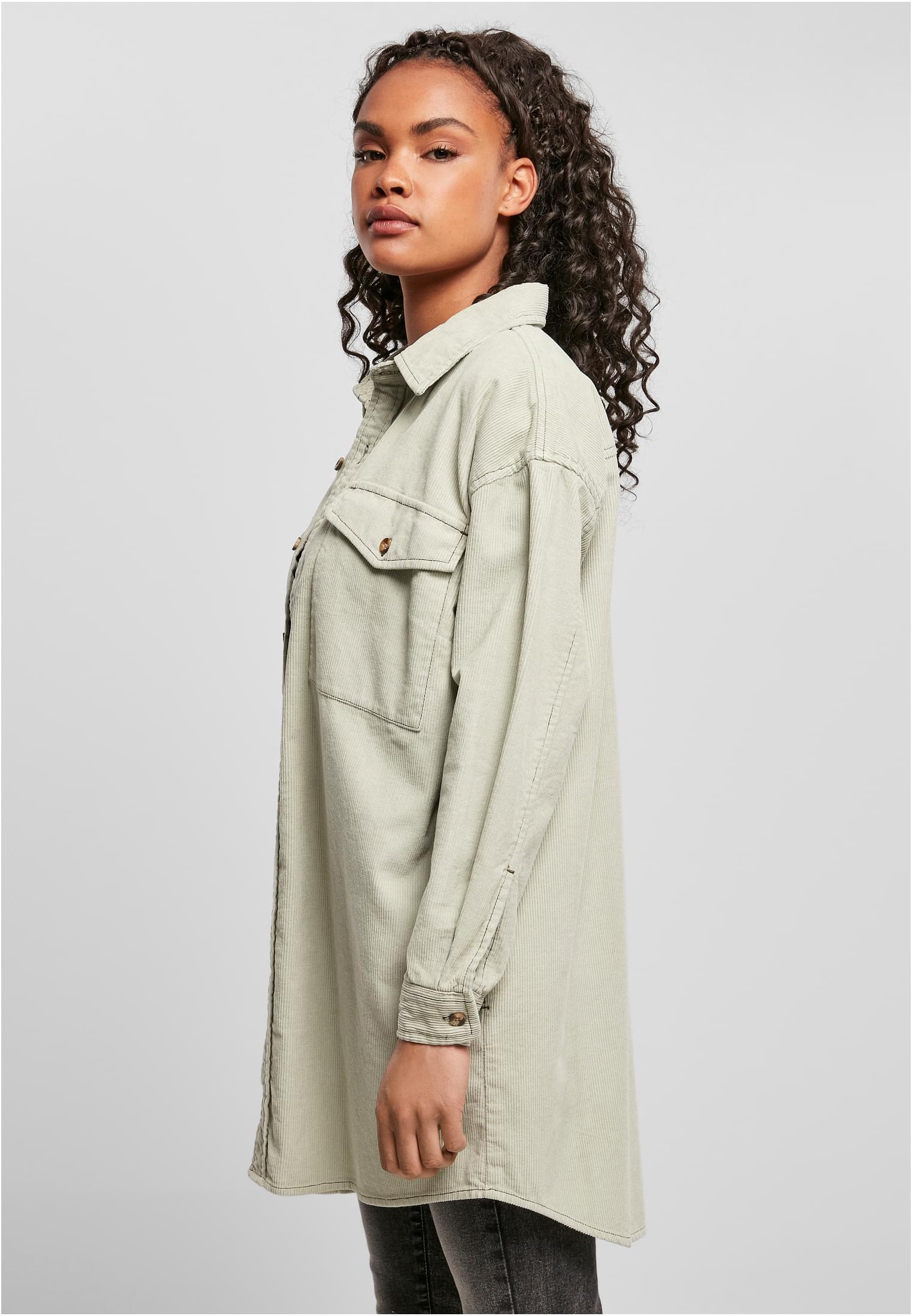 Ladies Long Corduroy Overshirt | softsalvia