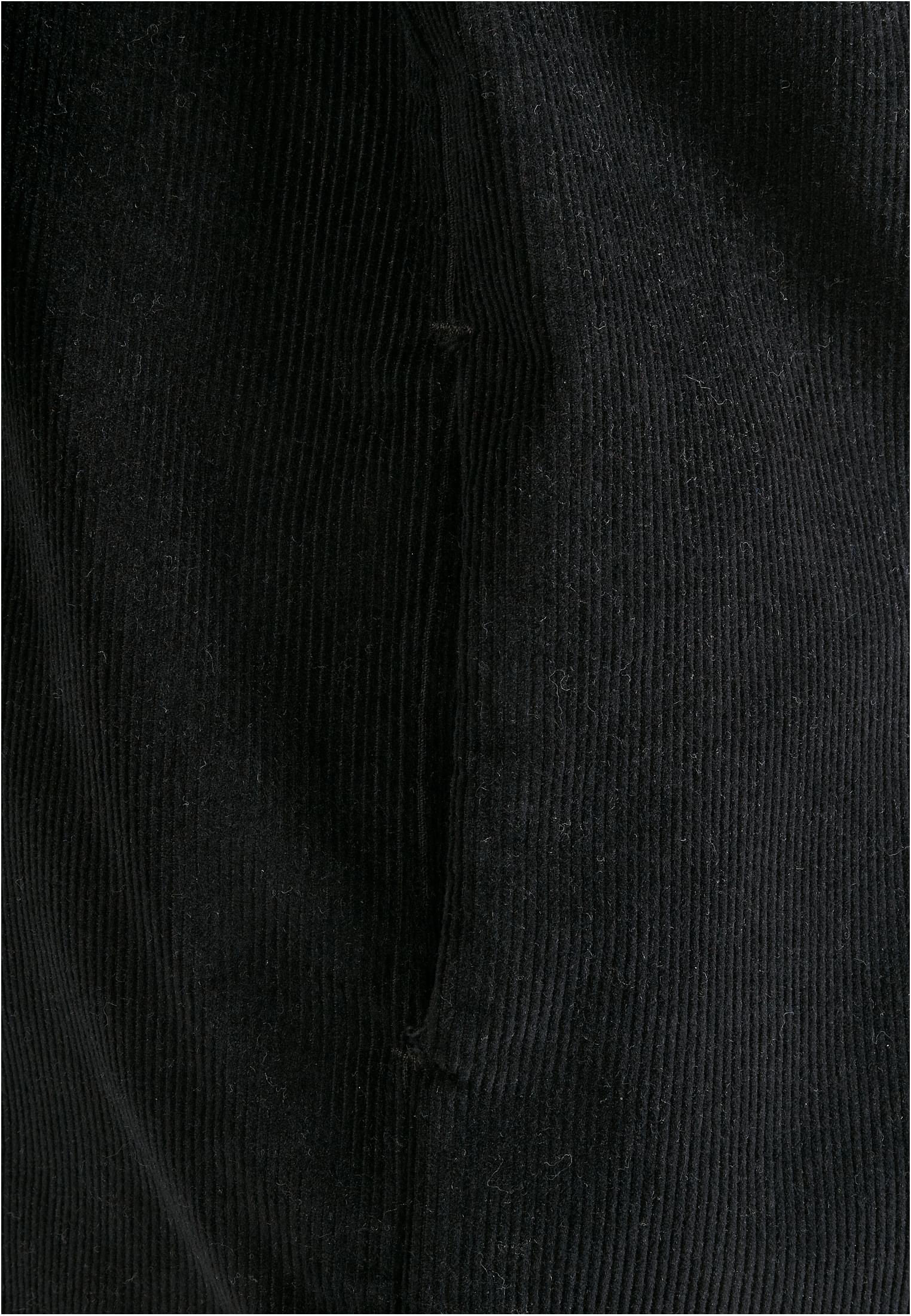 Ladies Long Corduroy Overshirt | black