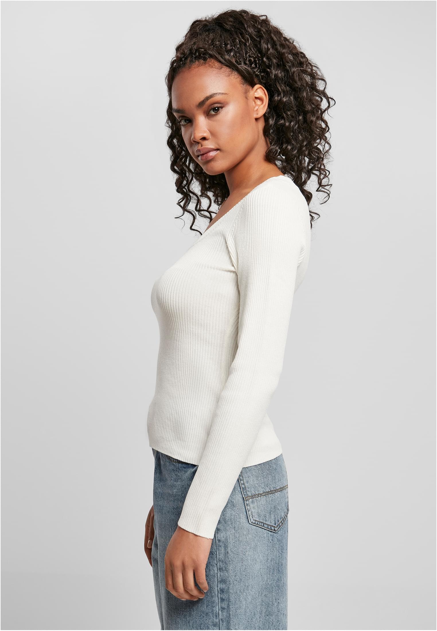 Ladies Wide Neckline Sweater | whitesand