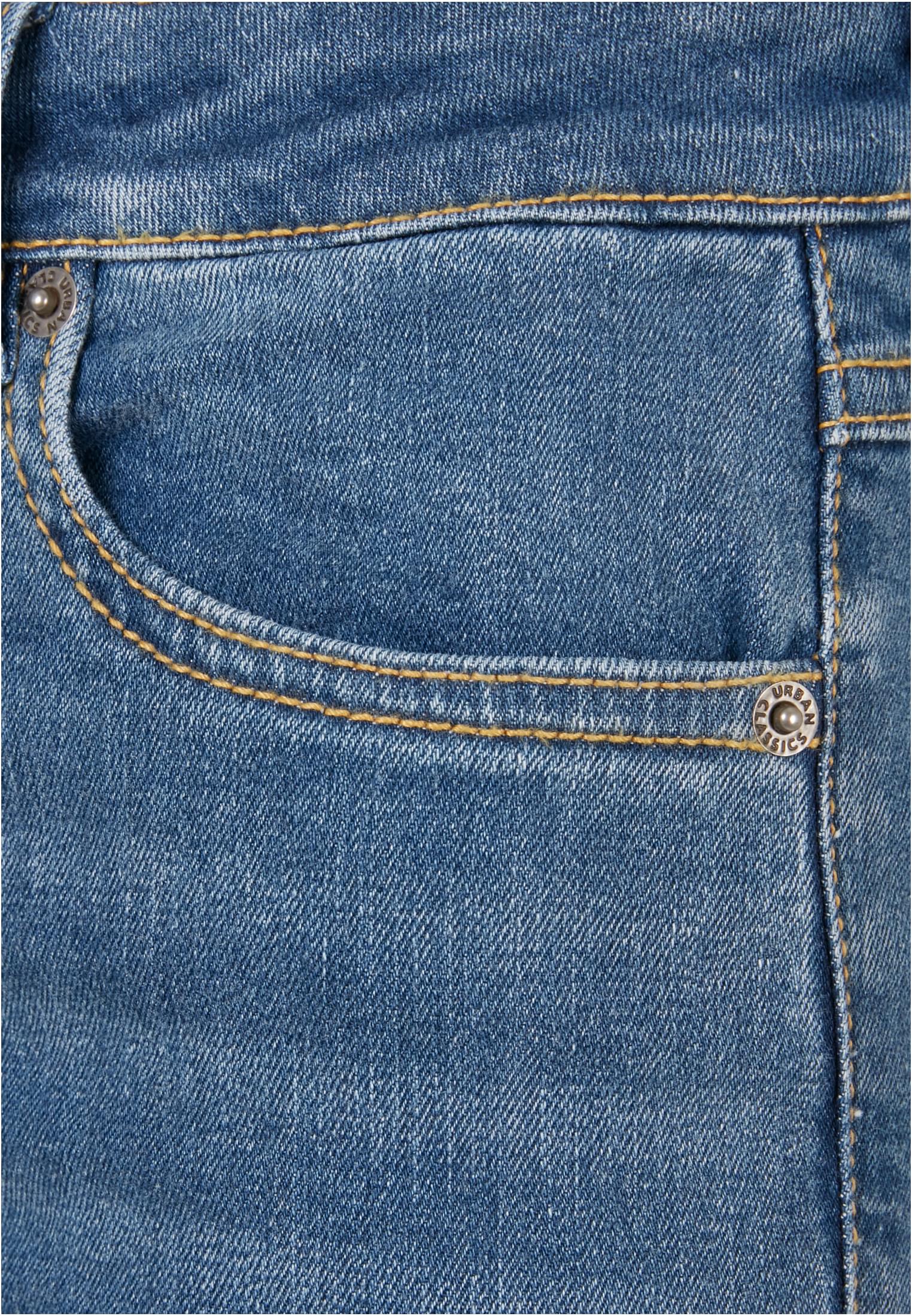 Ladies High Waist Flared Denim Pants | midstone washed