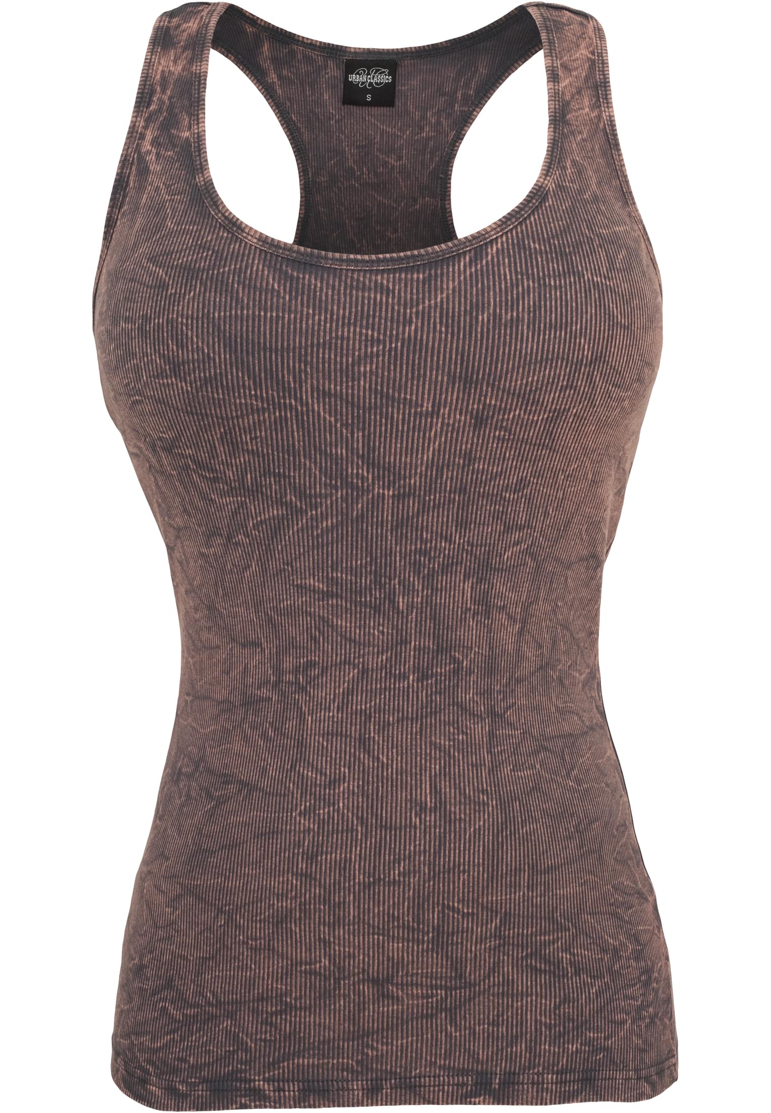 Ladies Crinkle Camo Tanktop | grey